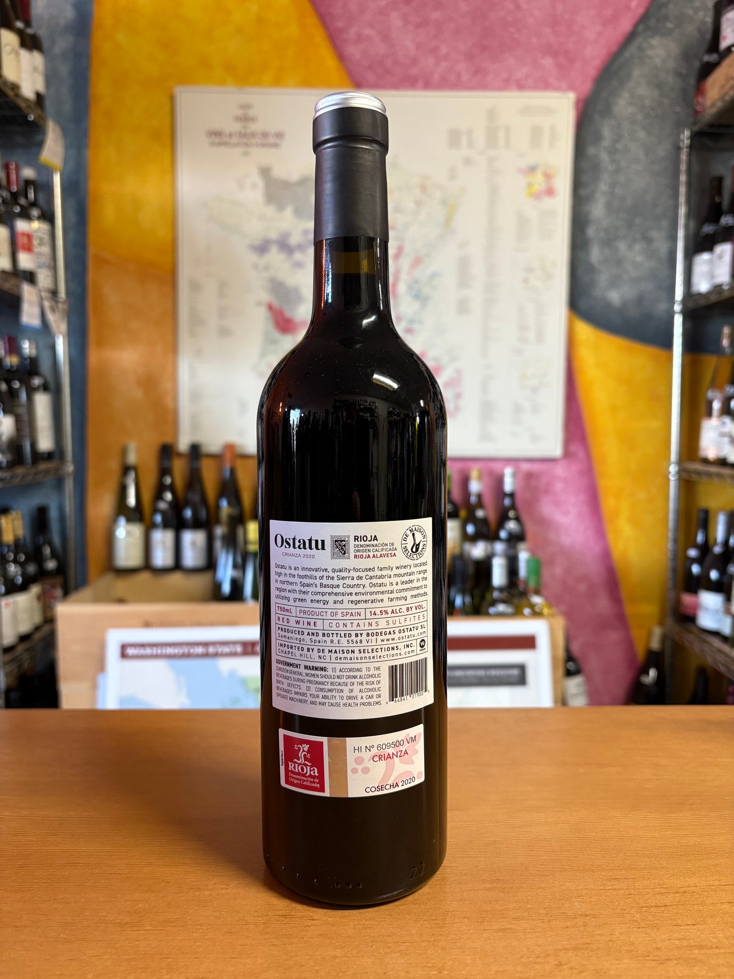 BODEGAS OSTATU 2020 Tempranillo Crianza (Rioja, Spain)
