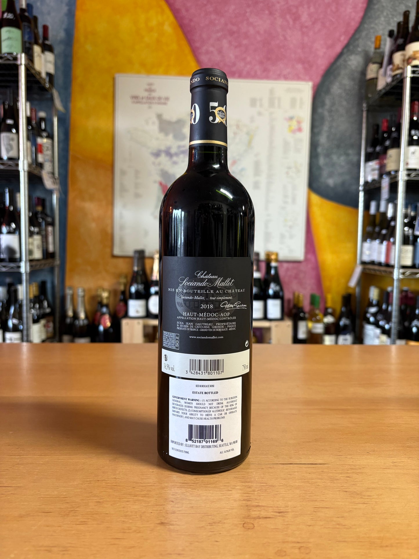 CHATEAU SOCIANDO-MALLET 2018 Haut-Medoc (Bordeaux, FR)