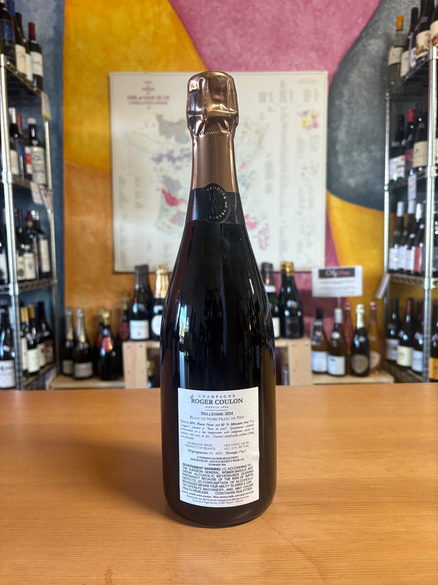 ROGER COULON 2014 Vintage Blanc de Noir Extra Brut 'Franc de Pied' (Champagne, FR)