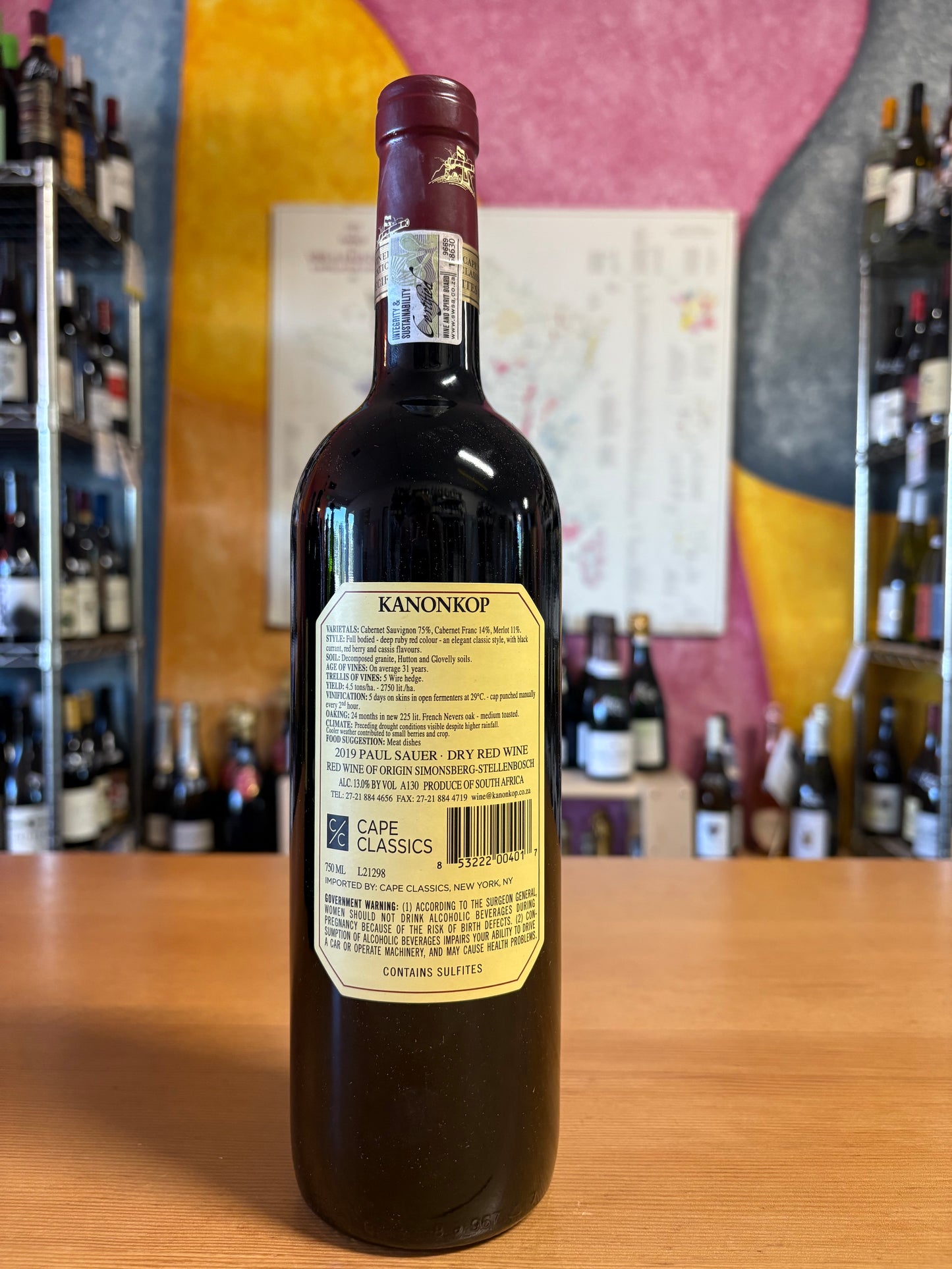 KANONKOP 2019 Red Blend 'Paul Sauer' (Stellenbosch, South Africa)