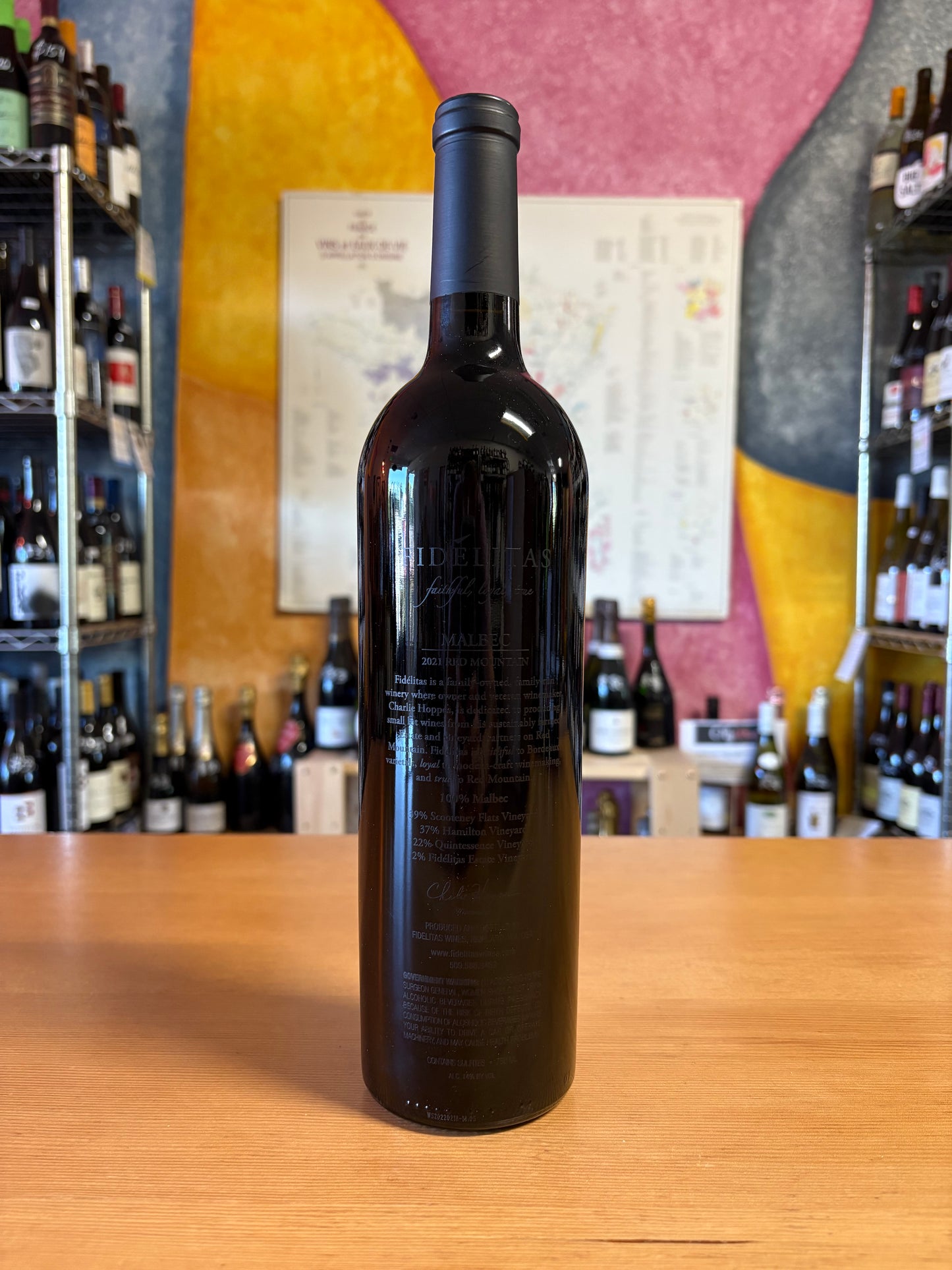 FIDELITAS 2021 Malbec (Red Mountain, WA)