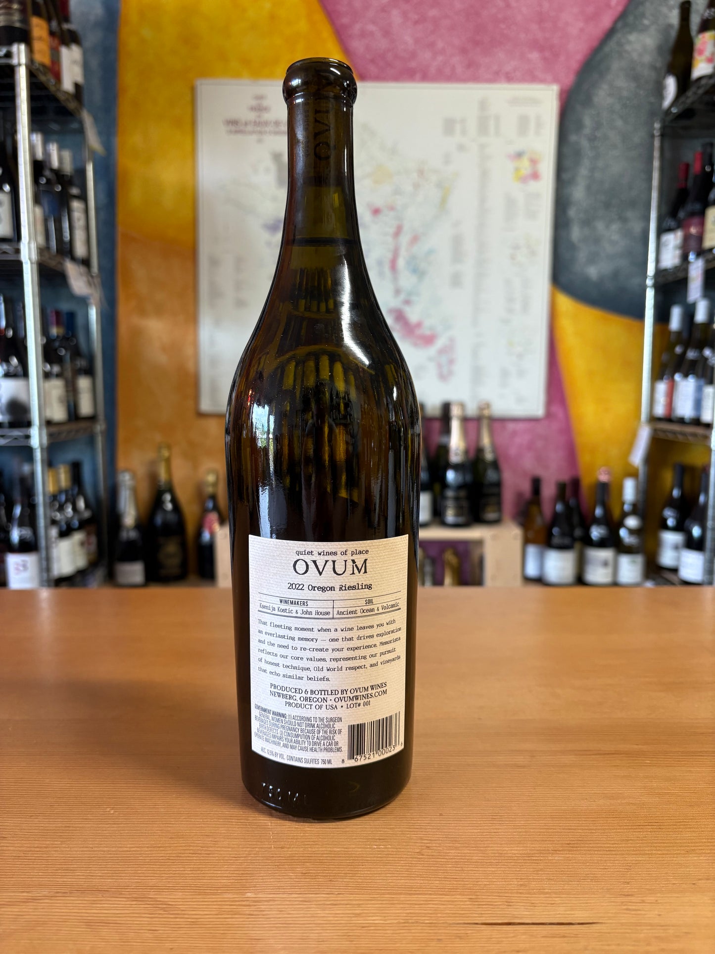 OVUM 2022 Riesling 'Memorista' (Elkton, OR)