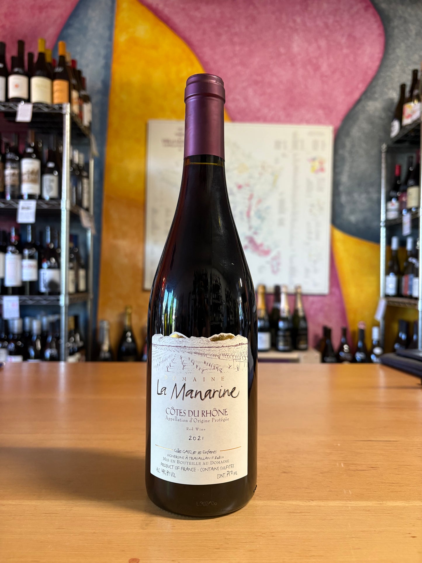 MANARINE 2021 Cotes du Rhone Rouge (France)