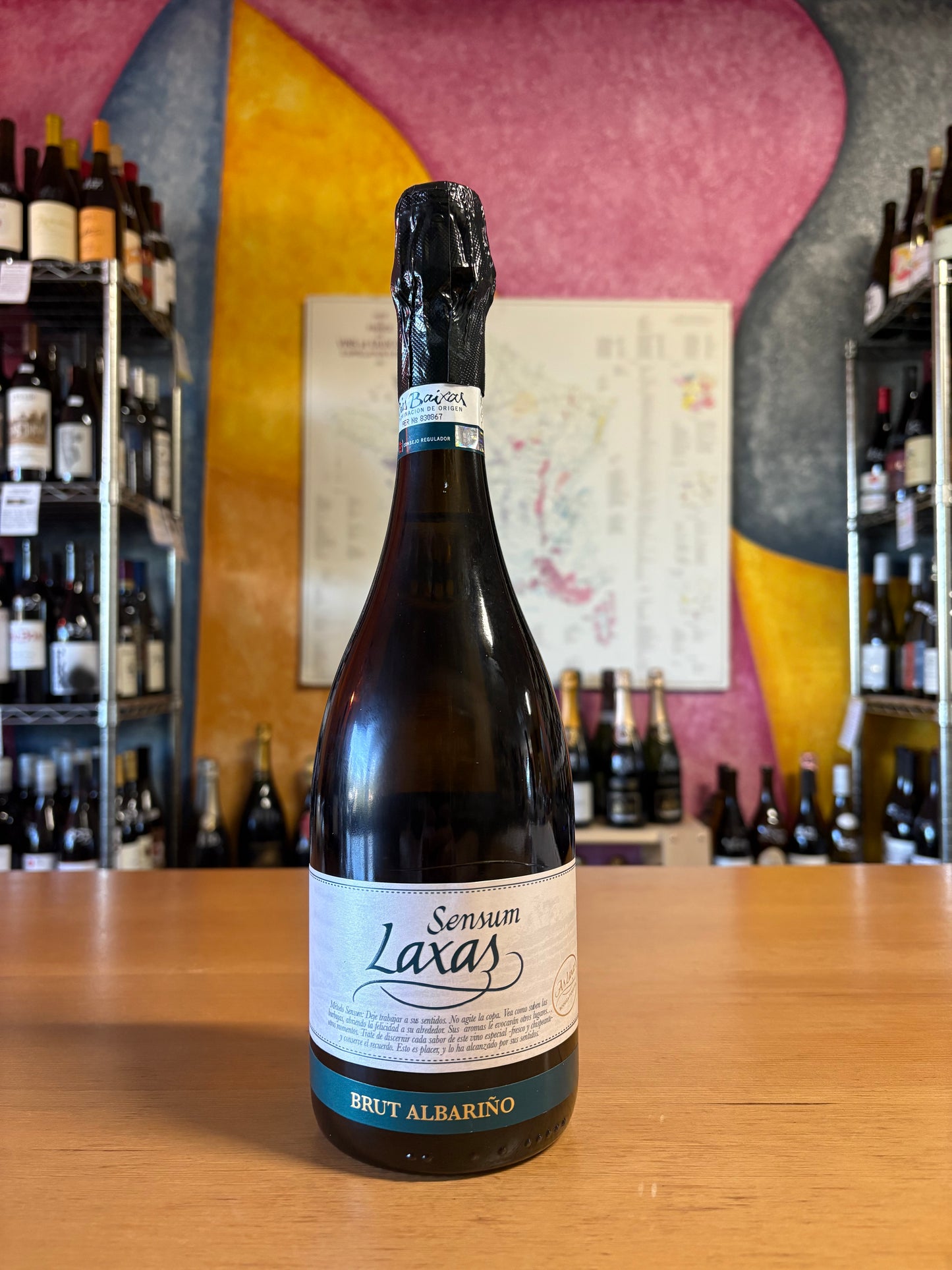 BODEGAS AS LAXAS NV Brut Albarino Sparkling Wine 'Sensum' (Rias Baixas, Spain)