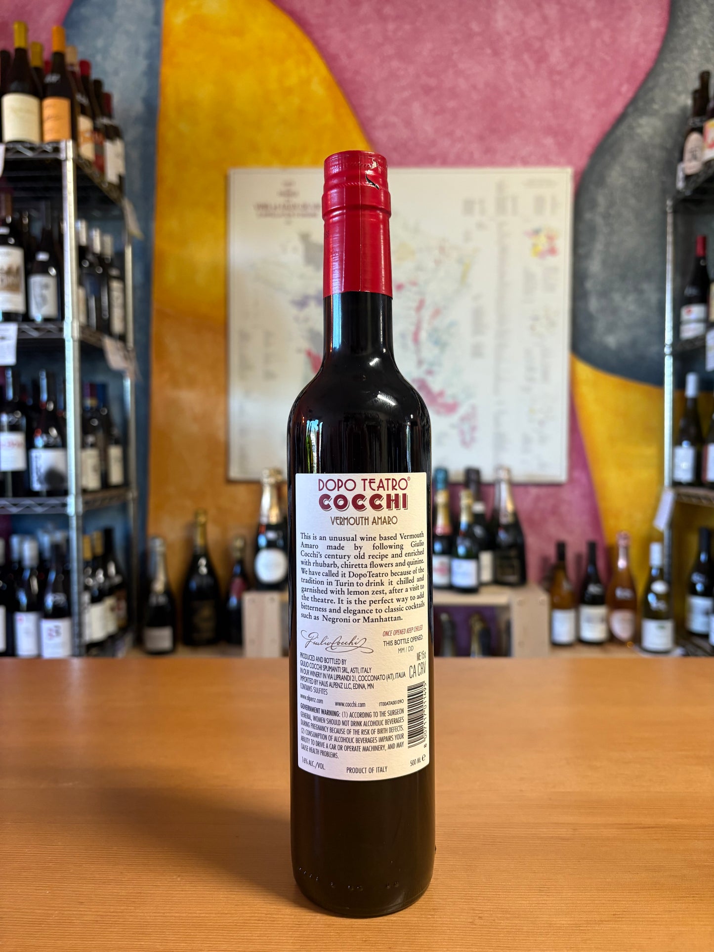 COCCHI NV Vermouth Amaro 'Dopo Teatro' (Piedmont, Italy)