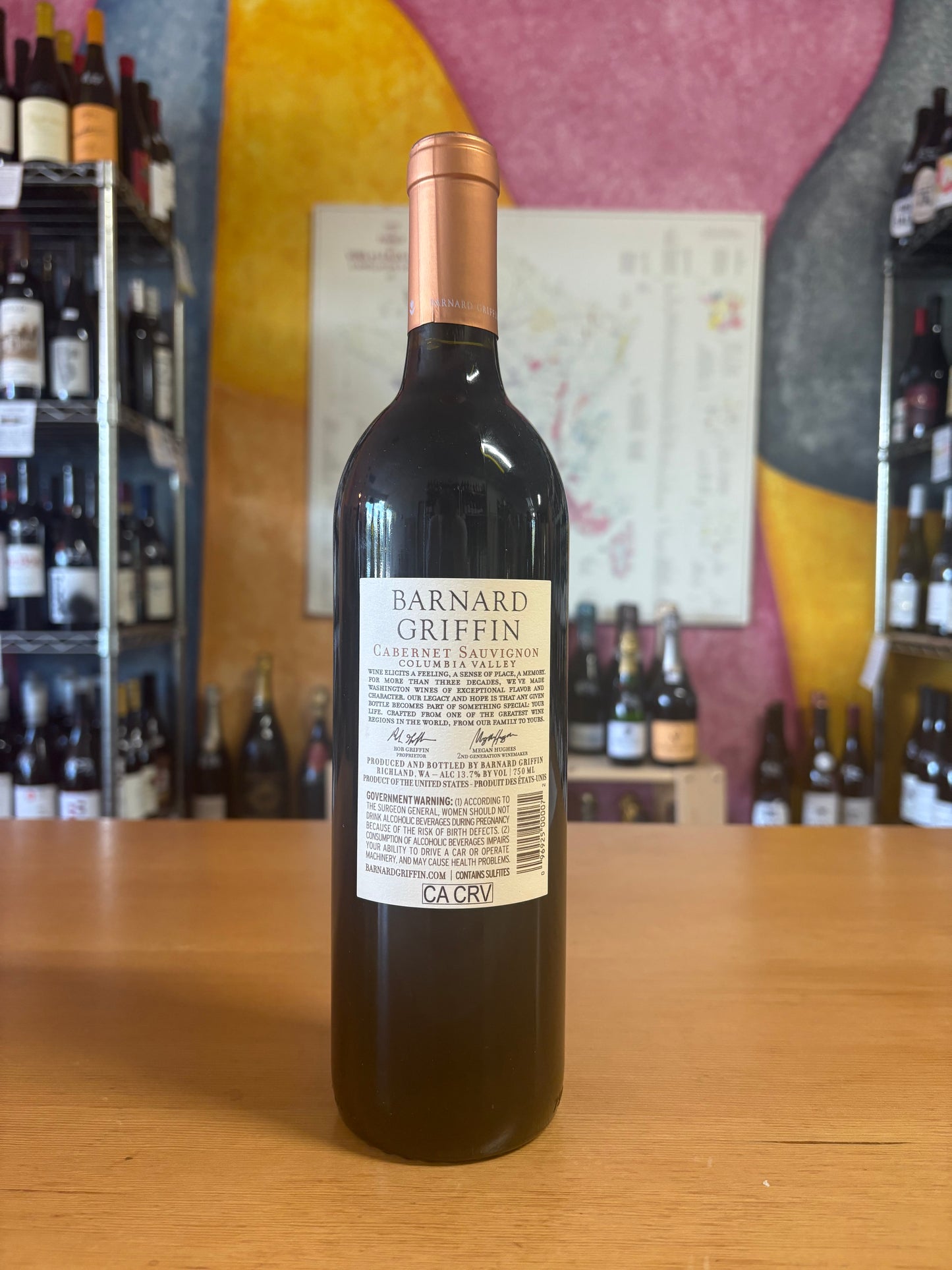BERNARD GRIFFIN 2022 Cabernet Sauvignon (Columbia Valley, WA)