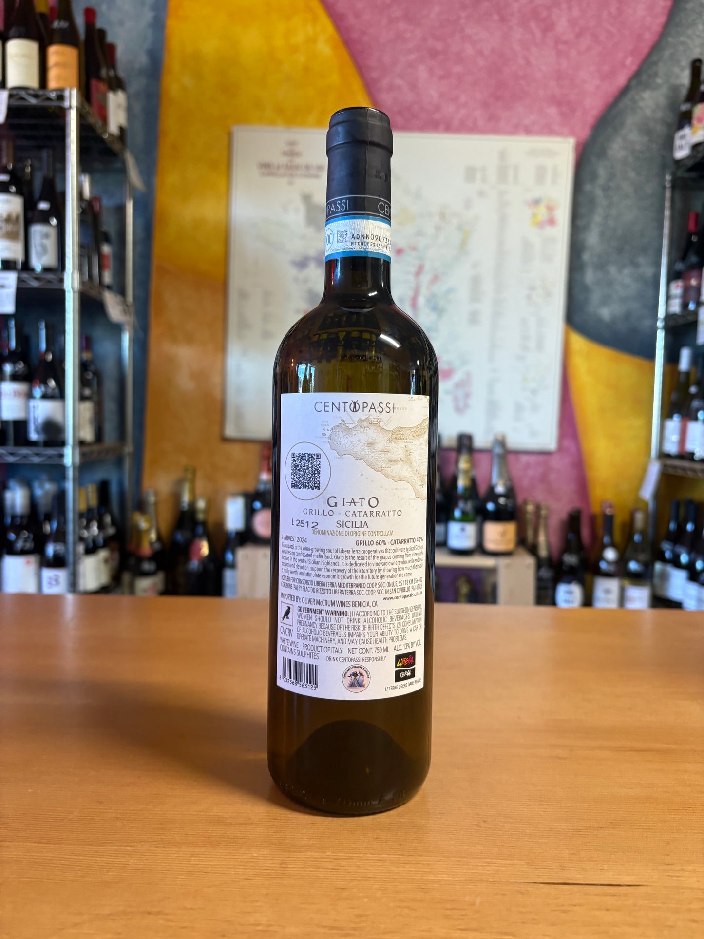 CENTOPASSI 2024 Sicilia Bianco 'Giato' (Sicily, Italy)