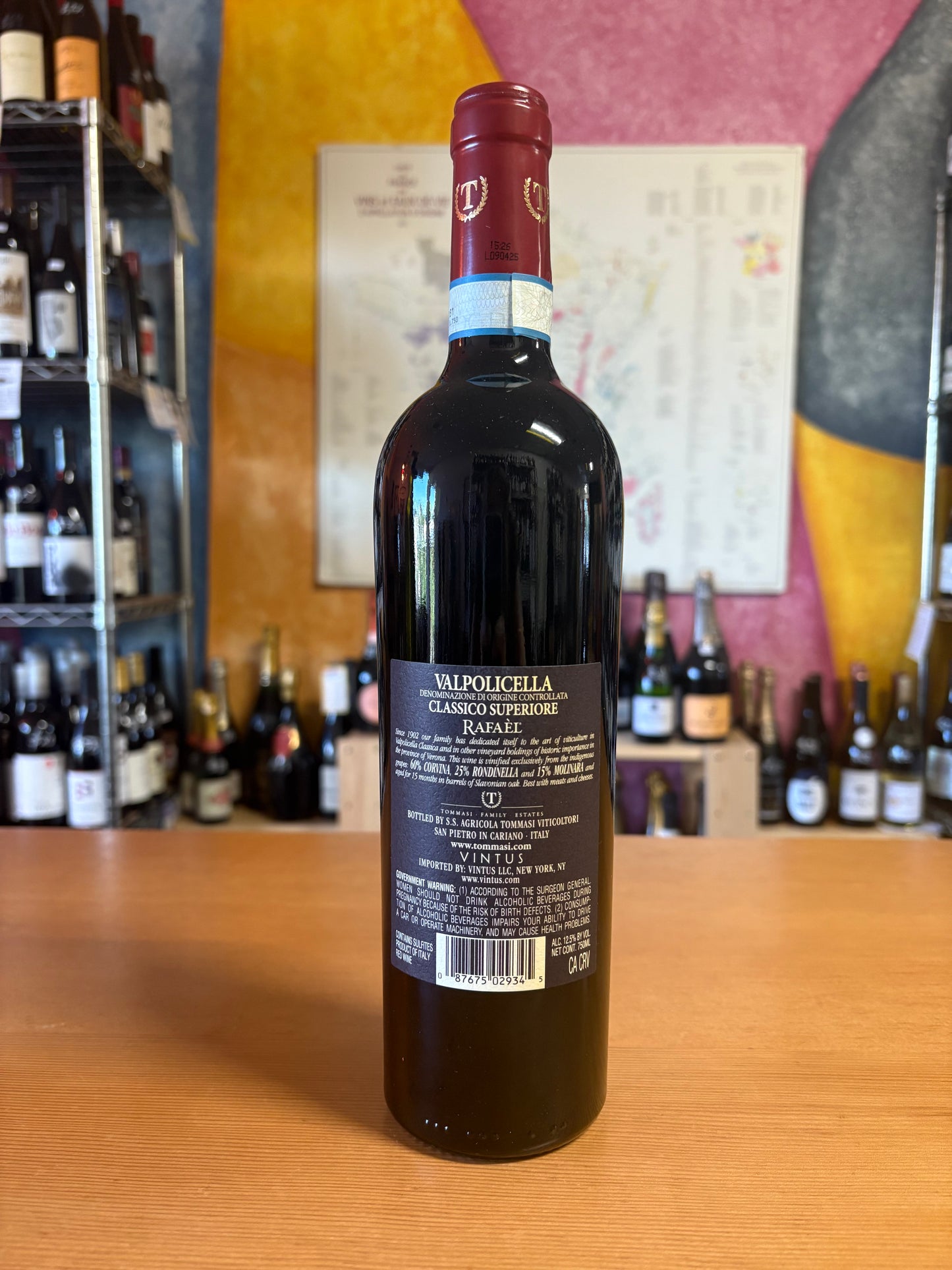 TOMMASI 2022 Valpolicella Classico Superiore 'Rafael' (Veneto, Italy)