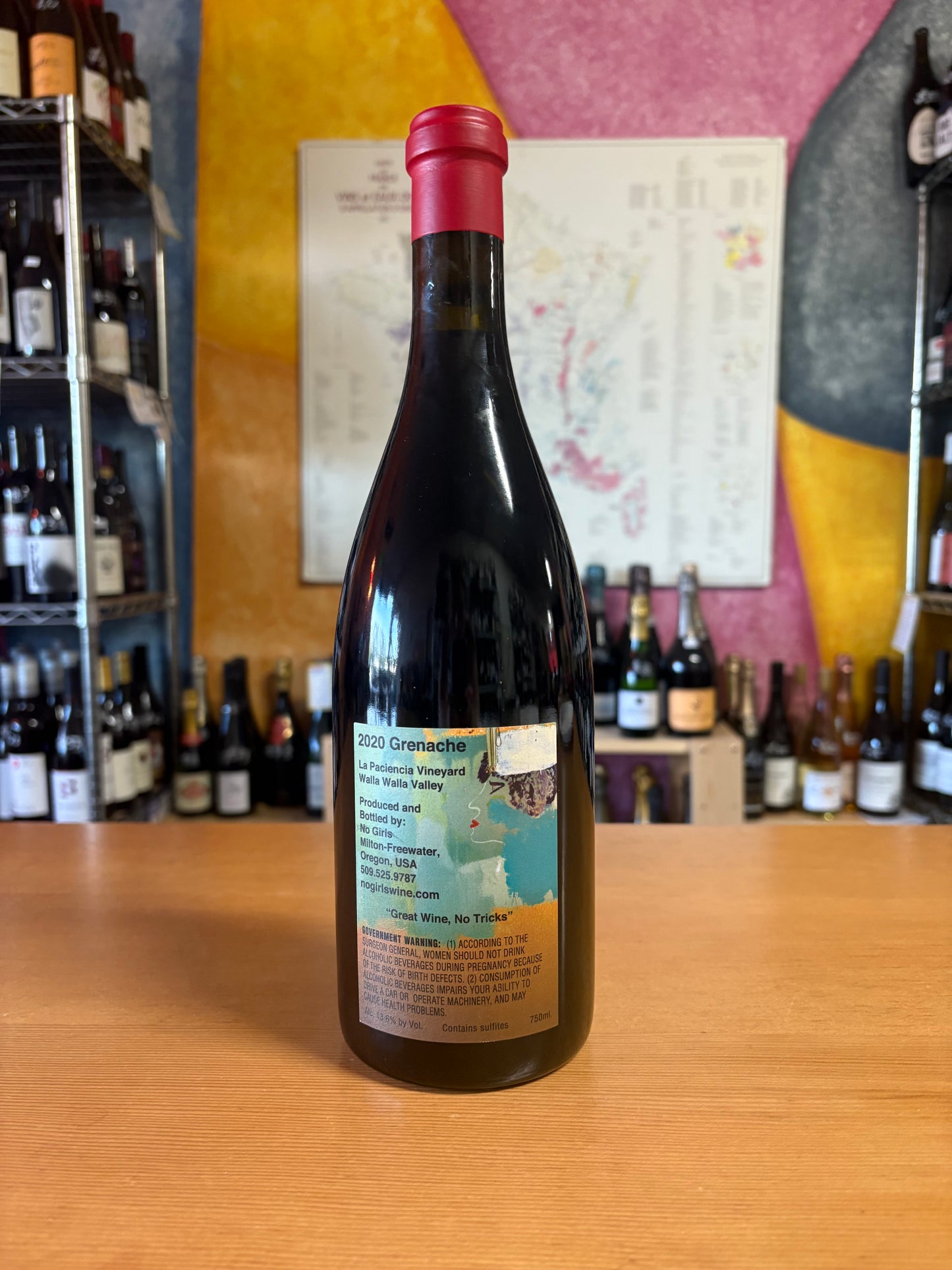 NO GIRLS 2020 Grenache 'La Pacienca Vyd' (Walla Walla, WA)