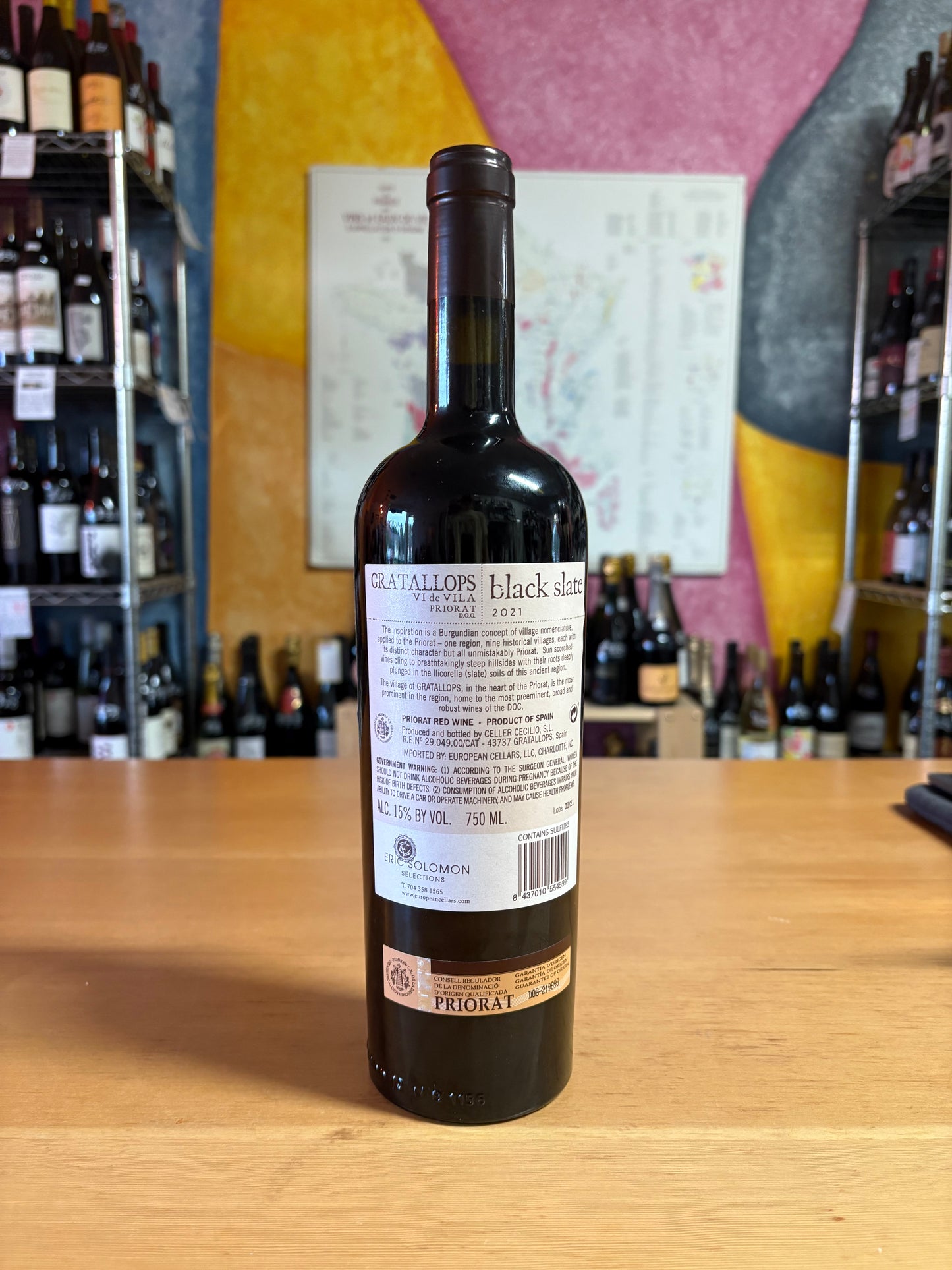 BLACK SLATE 2021 'Gratallops' Priorat (Catalunya, Spain)