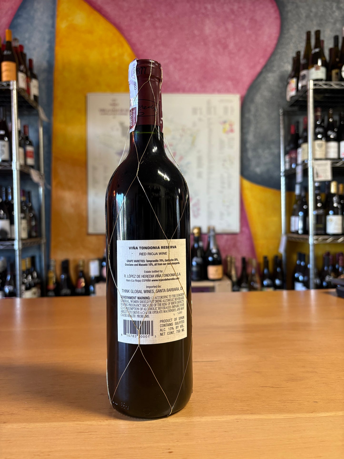 LOPEZ DE HERIDIA 2012 'Vina Tondonia Reserva' (Rioja, SP)