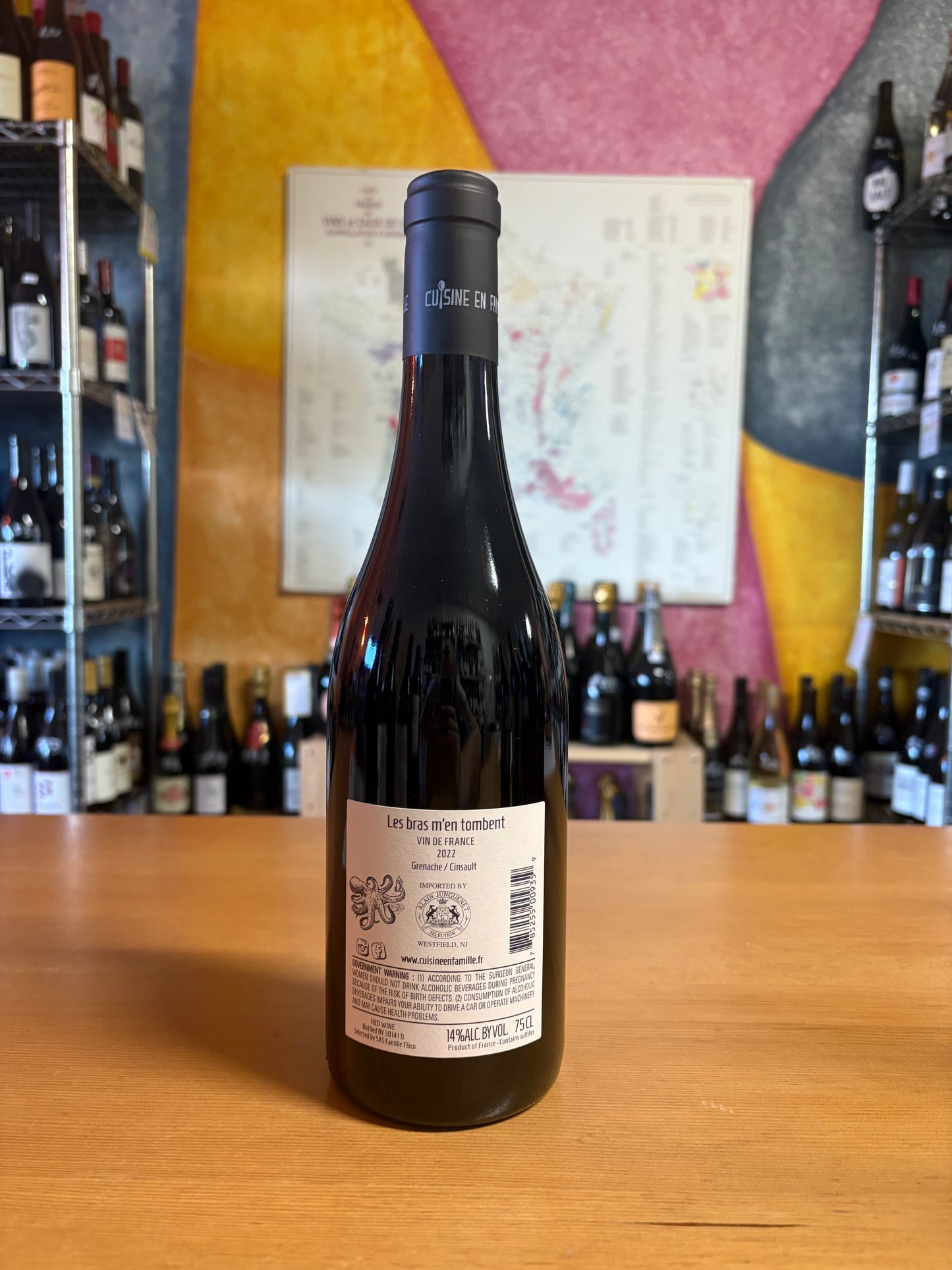 CUISINE EN FAMILLE 2021 'Les Bras M'en Tombent' Red Blend (France)