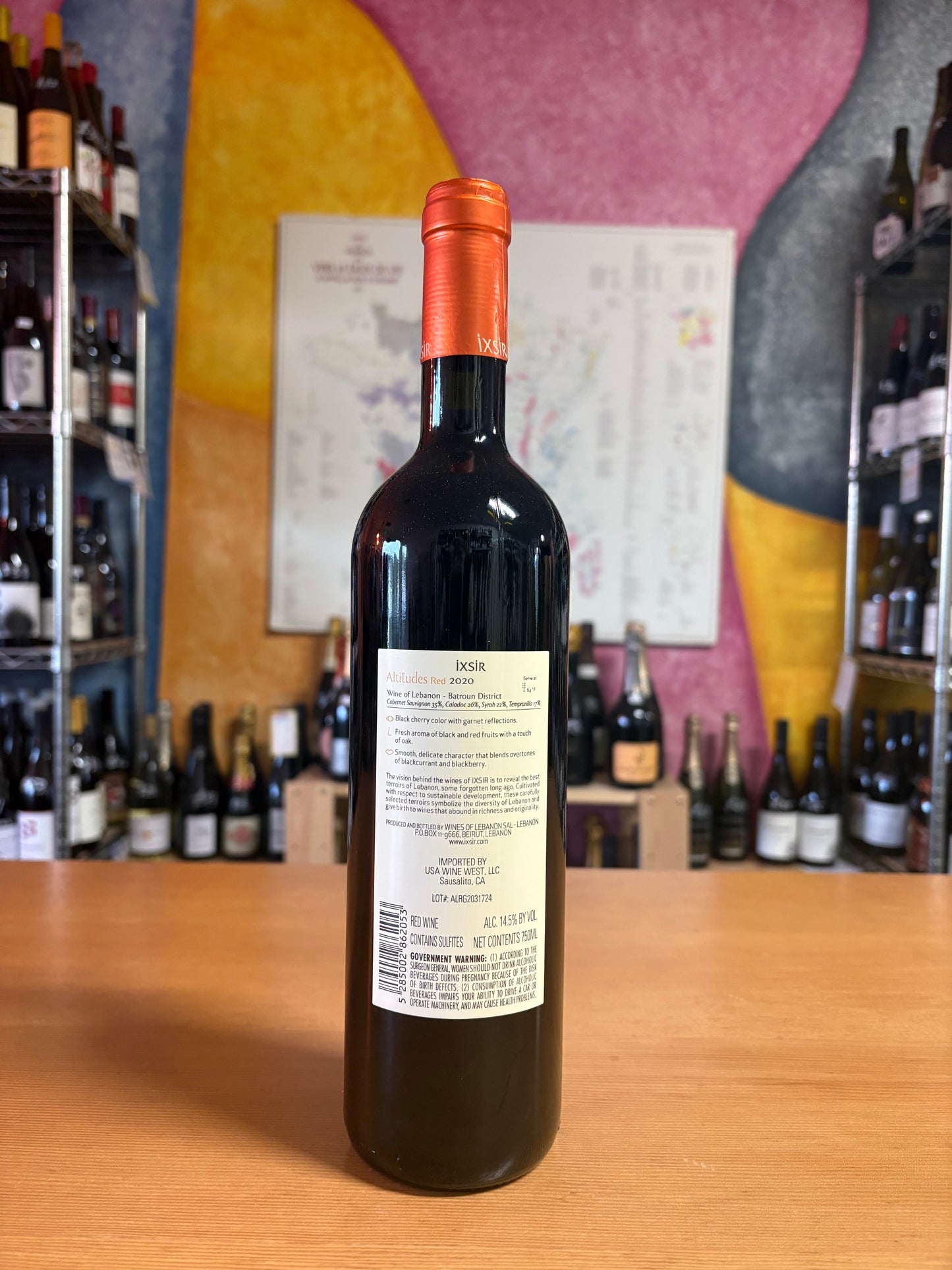 IXSIR 2020 'Altitudes Red' (Batroun District, Lebanon)