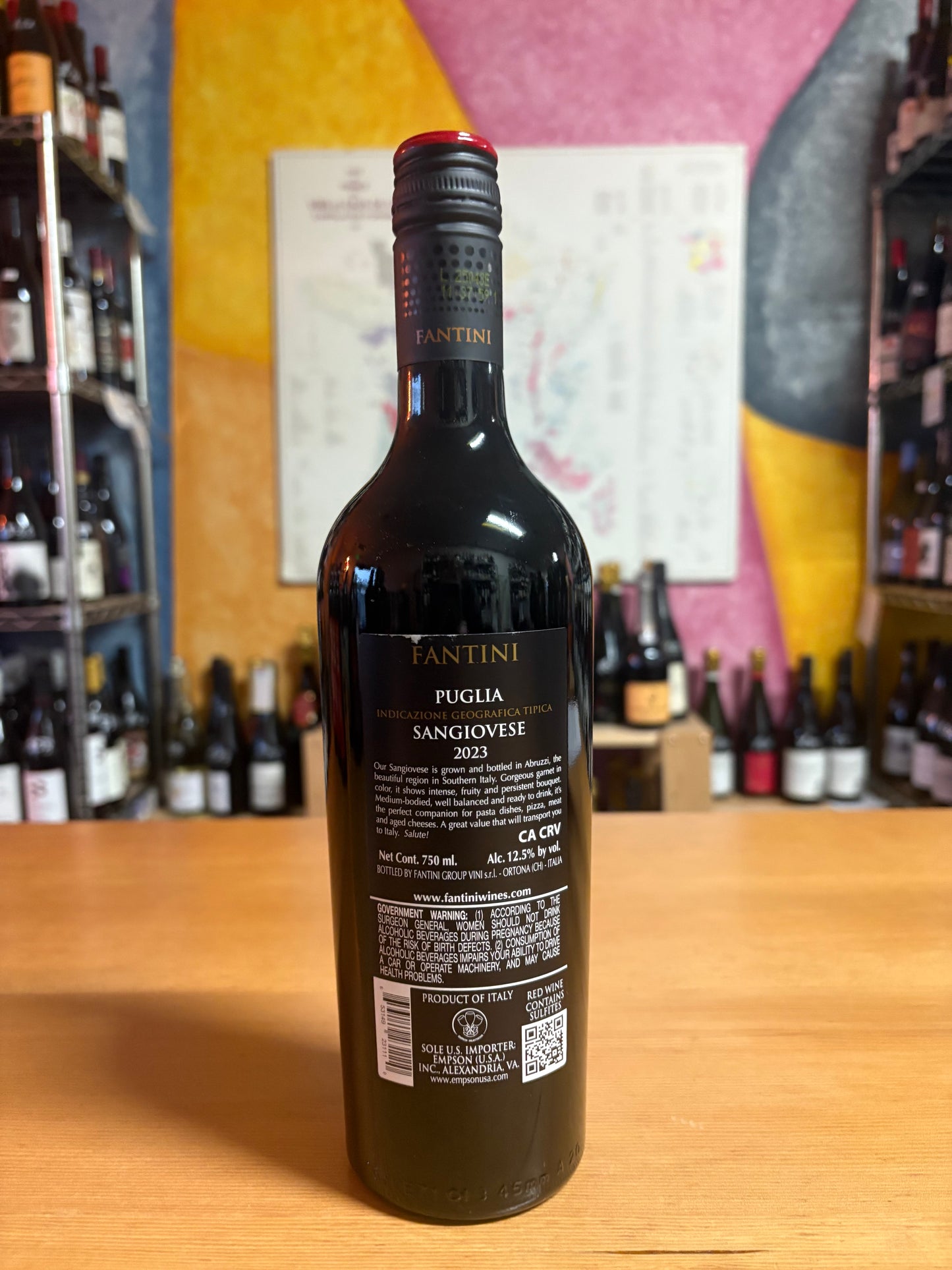 FANTINI 2023 Sangiovese (Puglia, IT)