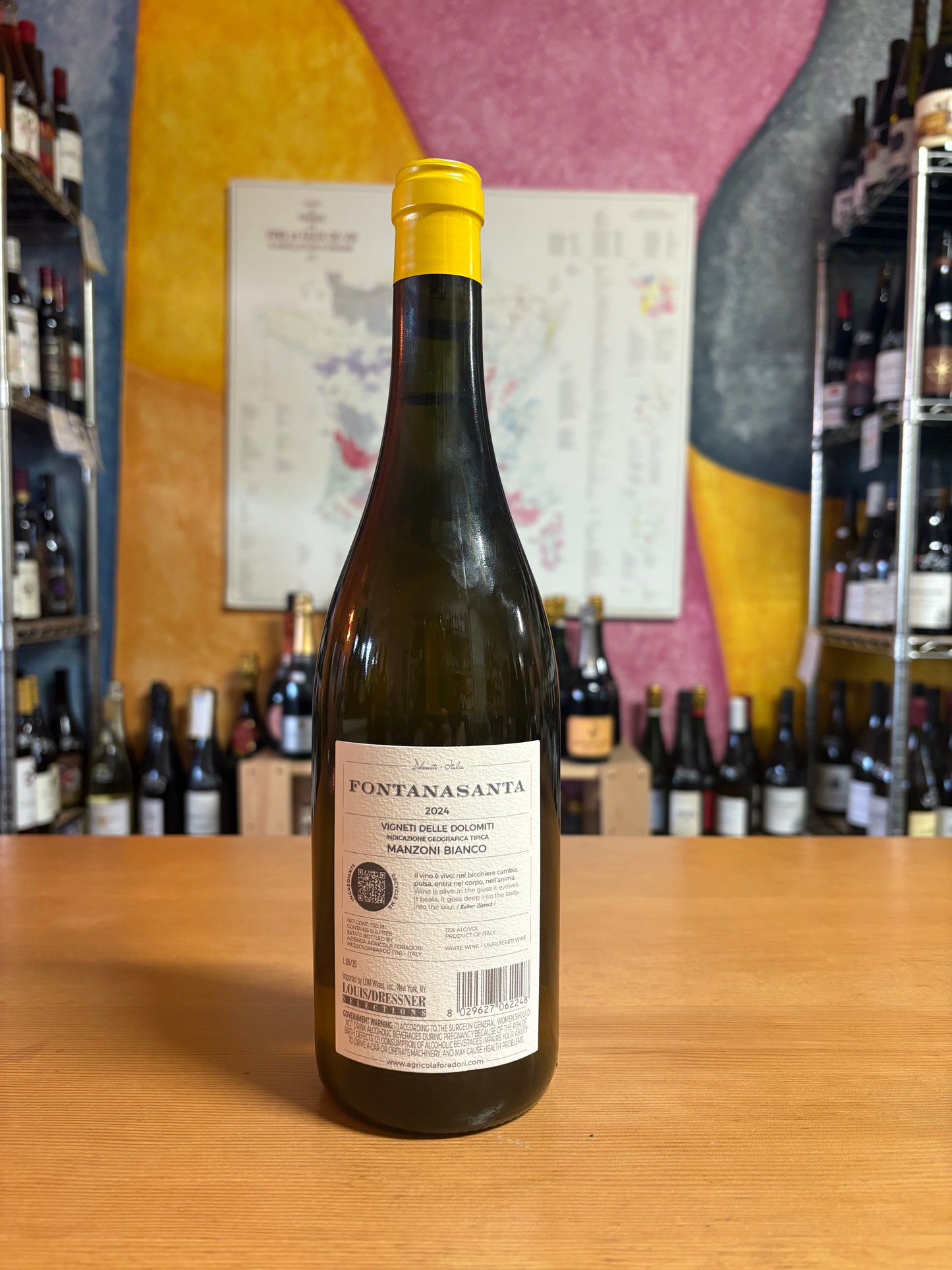 FORADORI 2024 Manzoni Bianco 'Fontanasanta' (Trentino, IT)