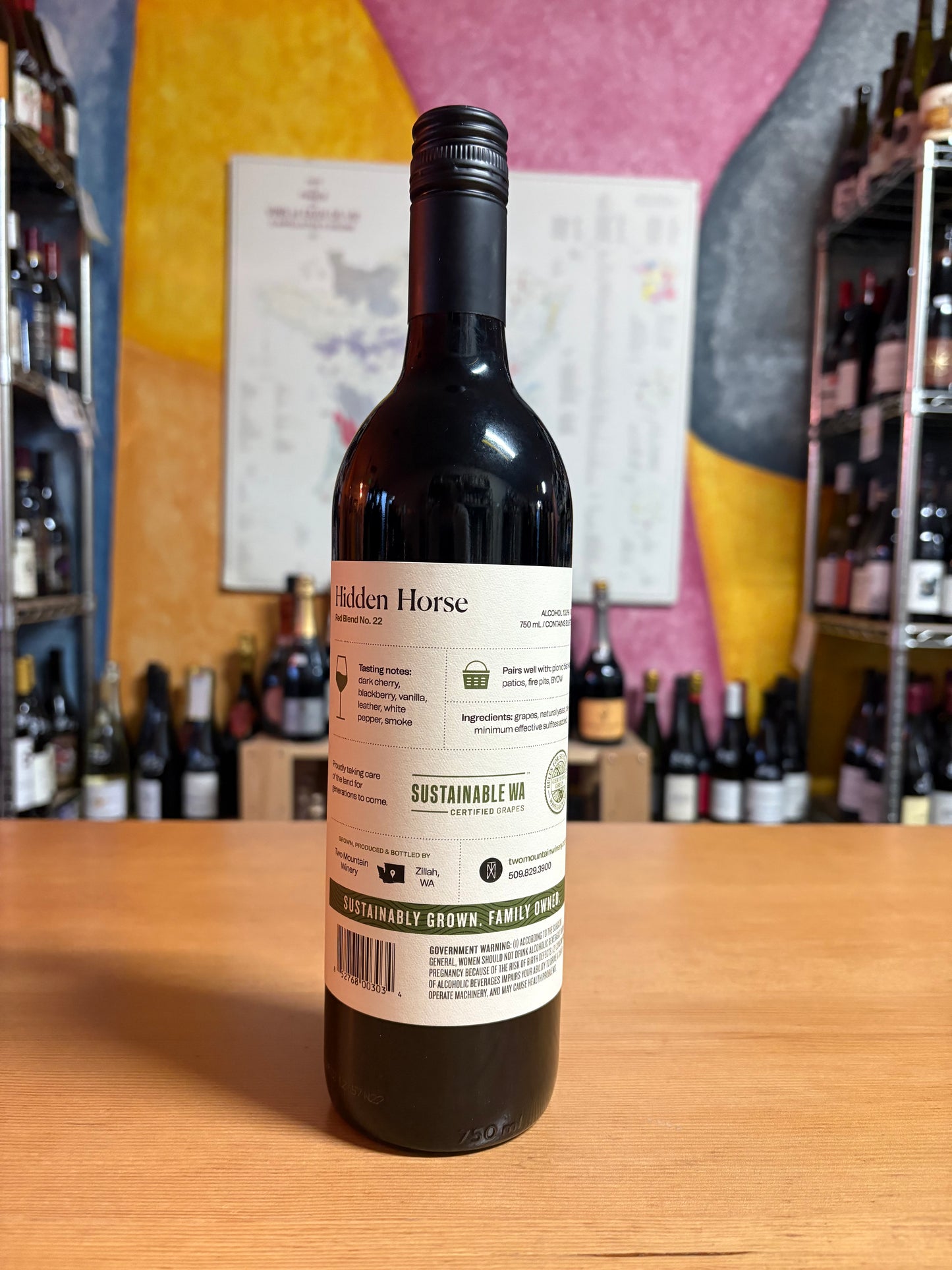 TWO MOUNTAIN NV Red Blend 'Hidden Horse Red Blend No.22' (Yakima Valley, WA)