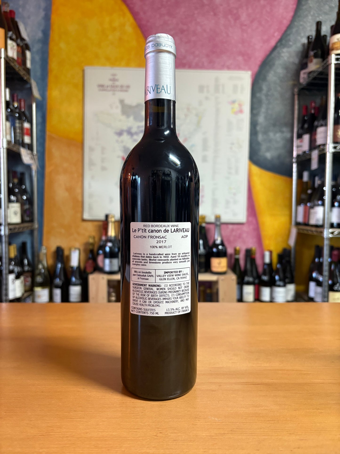 CHATEAU LARIVEAU 2017 Canon-Fronsac 'Le P'tit Canon' (Bordeaux, FR)