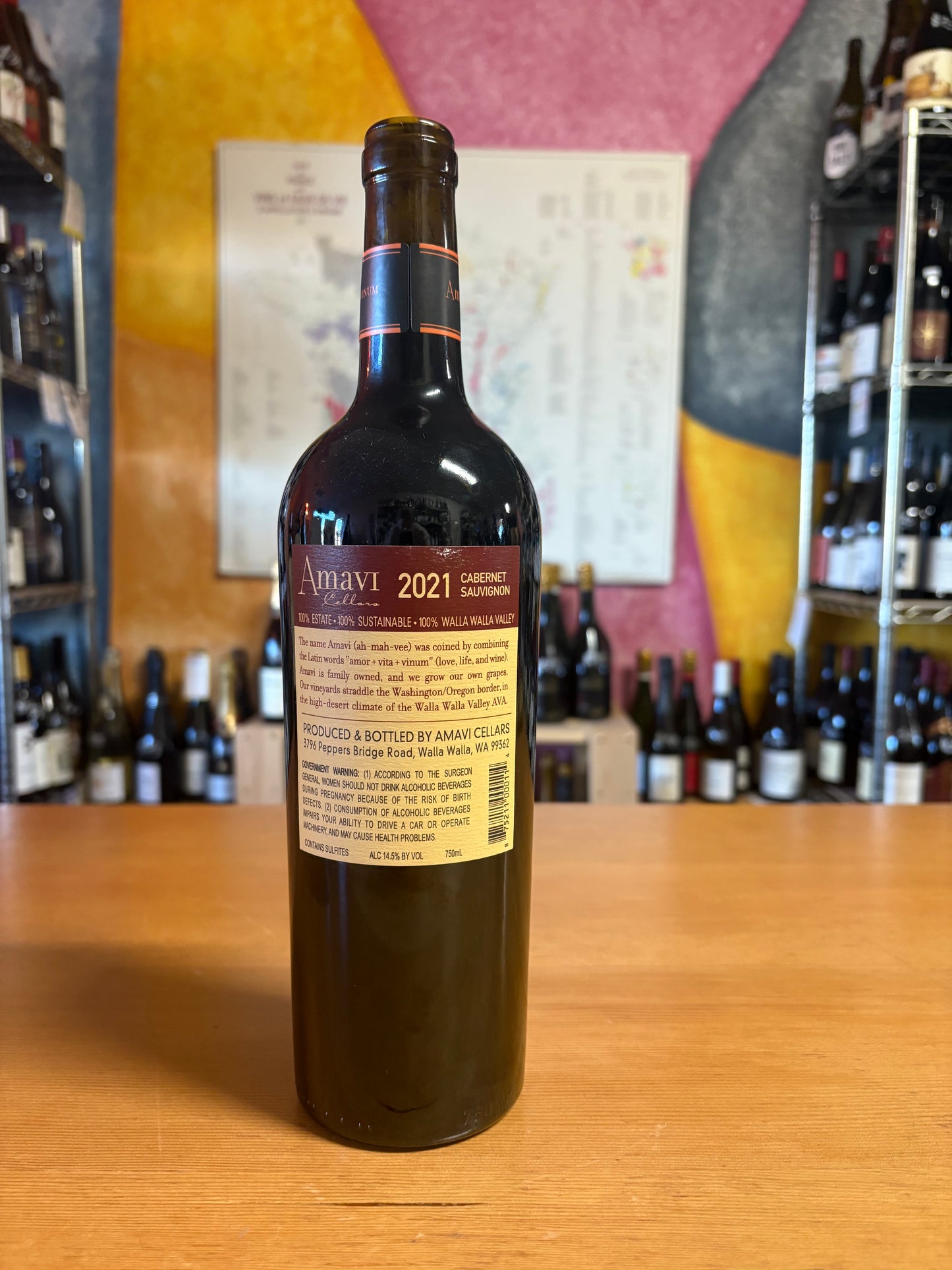 AMAVI CELLARS 2021 Cabernet Sauvignon (Walla Walla, WA)
