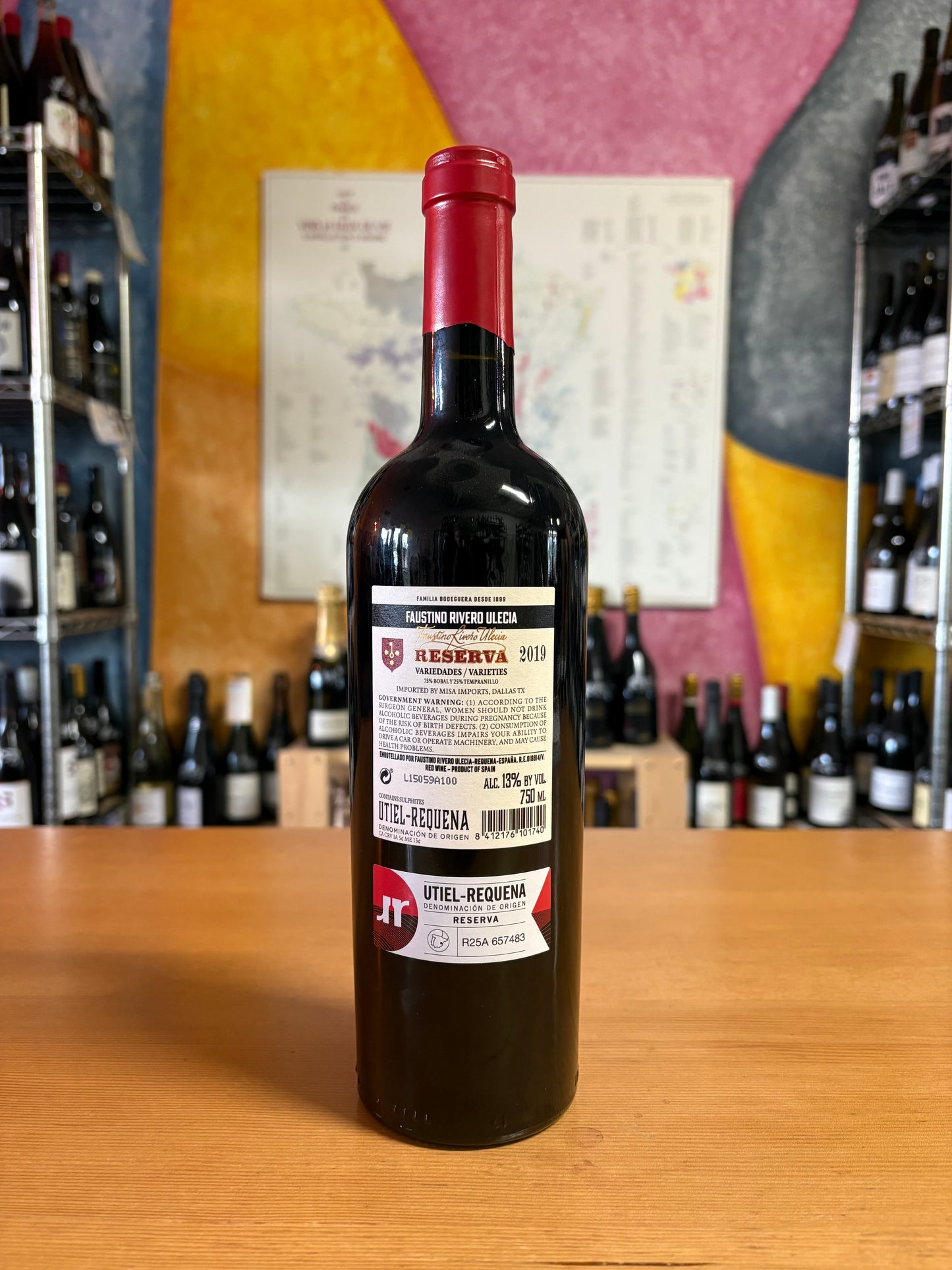 FAUSTINO RIVERO ULECIA 2019 Bobal-Tempranillo Reserva (Utiel-Requena, SP)