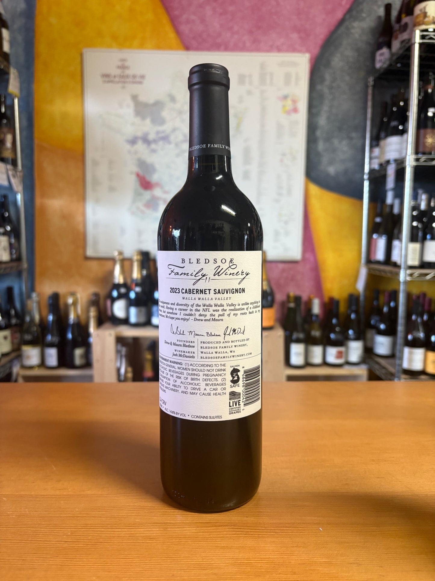 BLEDSOE FAMILY WINERY 2023 Cabernet Sauvignon (Walla Walla Valley, WA)