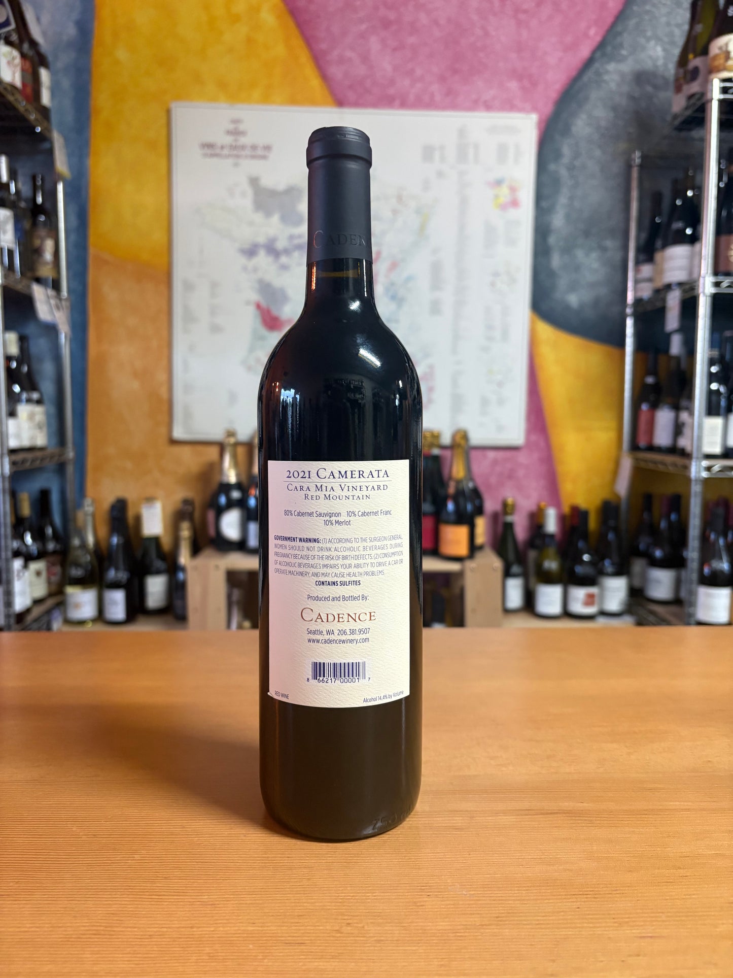 CADENCE 2021 Cabernet Sauvignon 'Camerata' (Red Mountains, WA)
