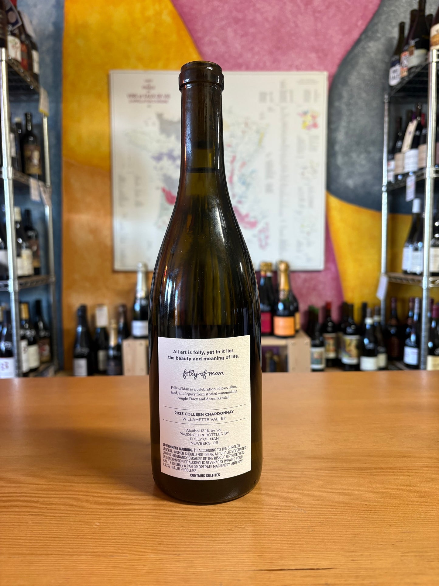 FOLLY OF MAN 2023 Chardonnay 'Colleen' (Willamette, OR)