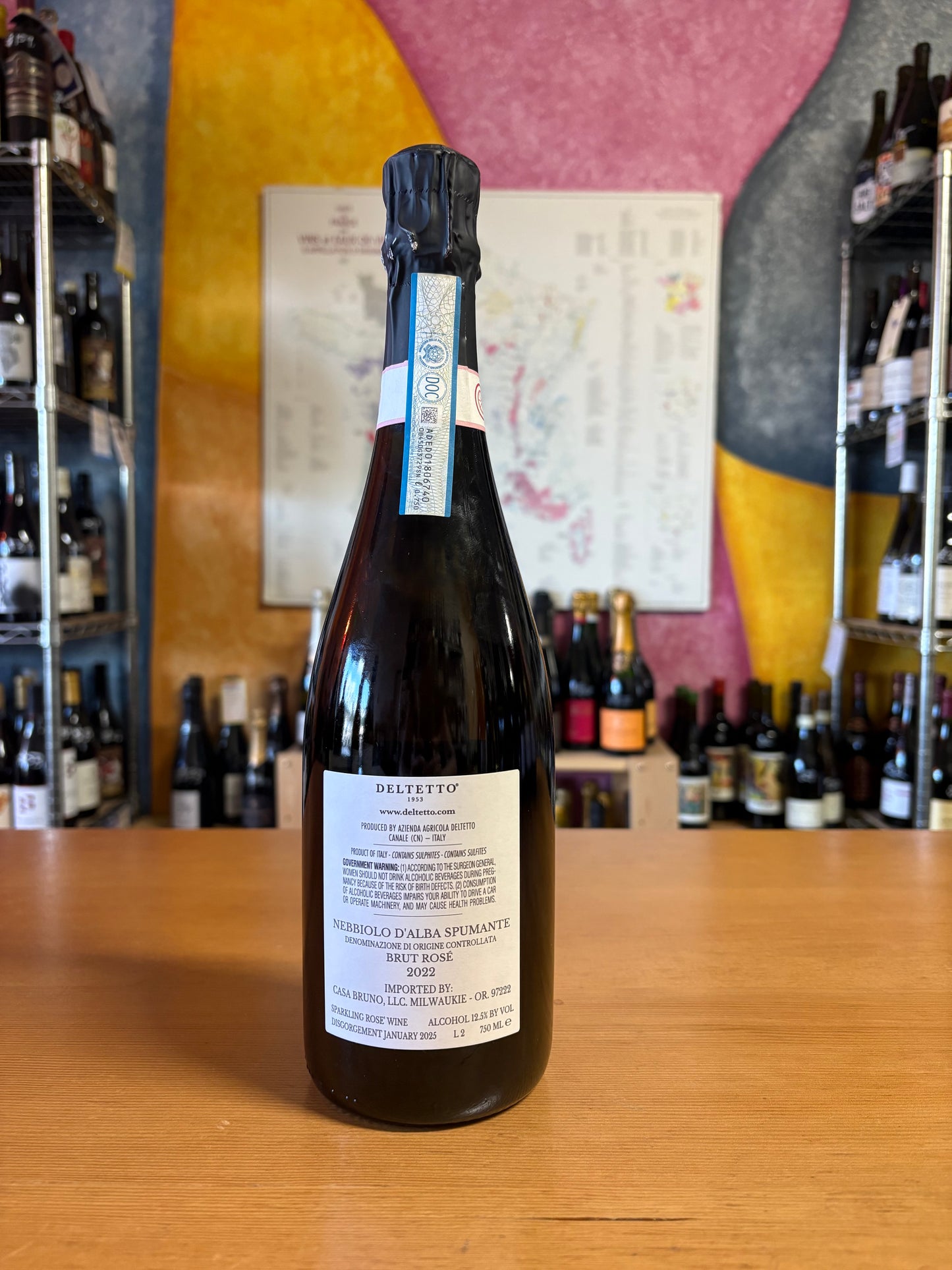 DELTETTO 2022 Nebbiolo d'Alba Brut Rose (Piedmont, IT)