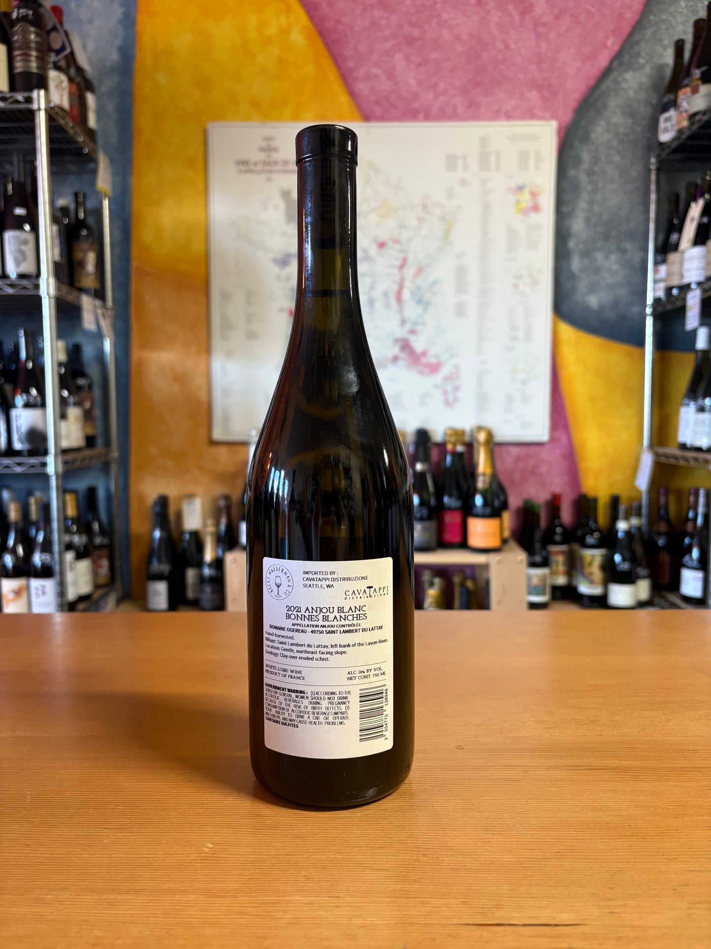 DOMAINE OGEREAU 2021 Anjou Blanc Sec 'Bonnes Blanches' (Loire Valley, FR)