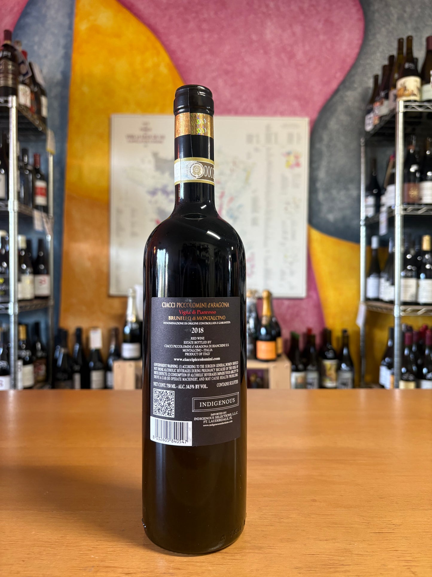 CIACCI PICCOLOMINI 2018 Brunello di Montalcino 'Pianrosso' (Tuscany, Italy)