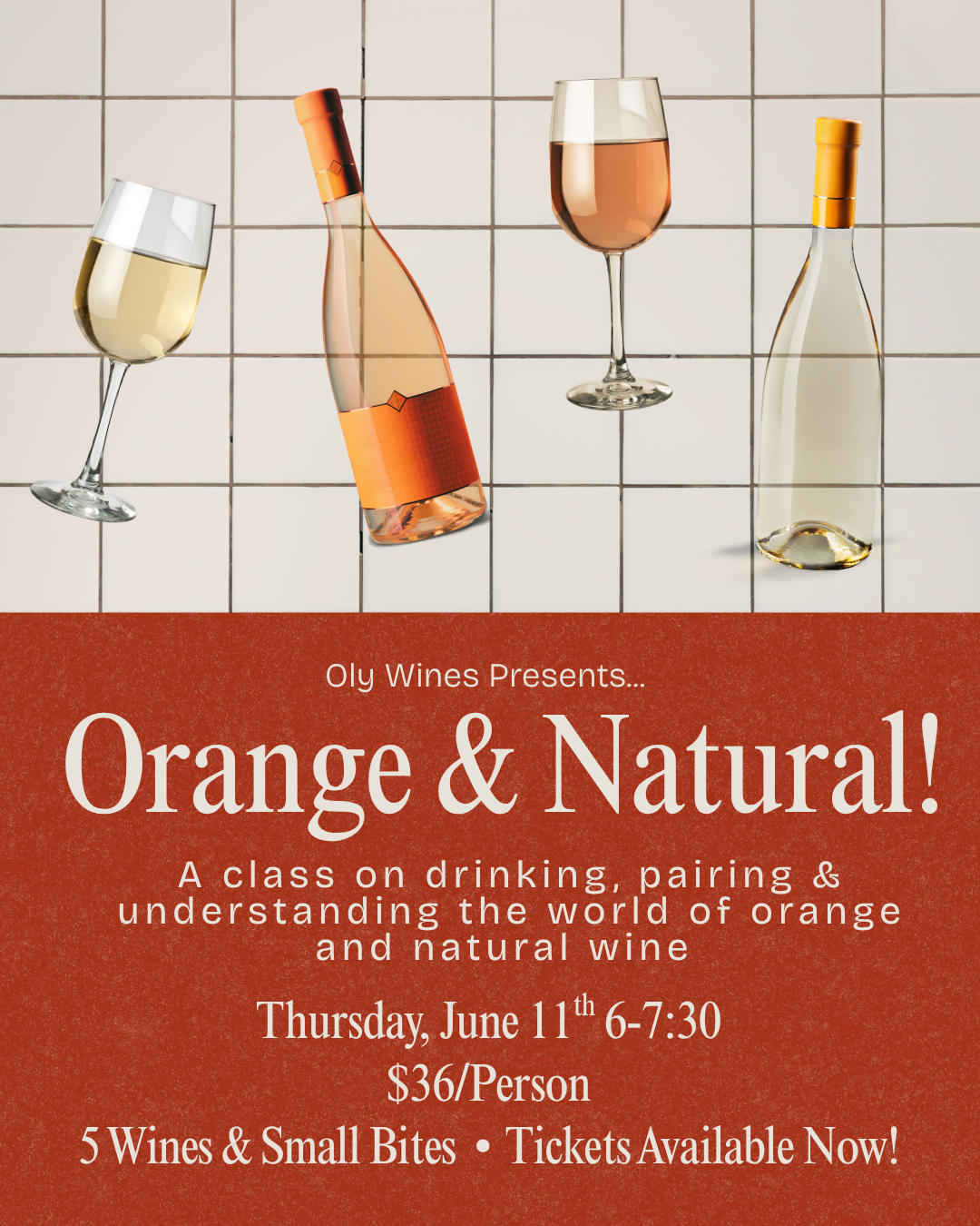 Guided Tasting: Orange & Natural Wine