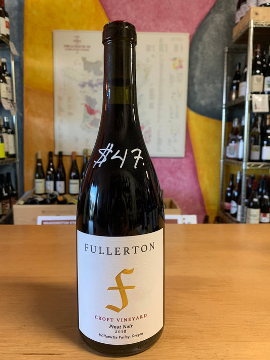 FULLERTON 2018 Pinot Noir 'Croft Vineyard' (Willamette, OR)
