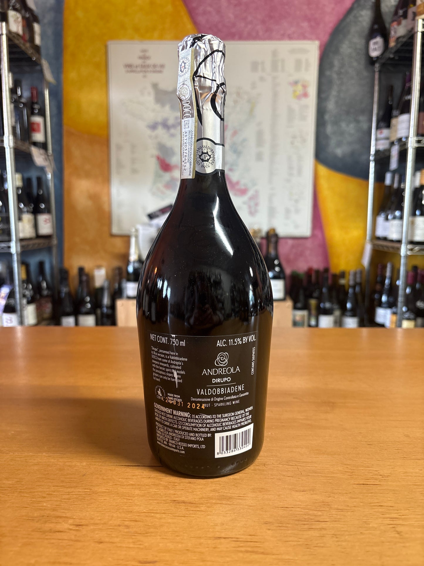 ANDREOLA NV Brut Prosecco Valdobbiadenne DOCG (Veneto, Italy)
