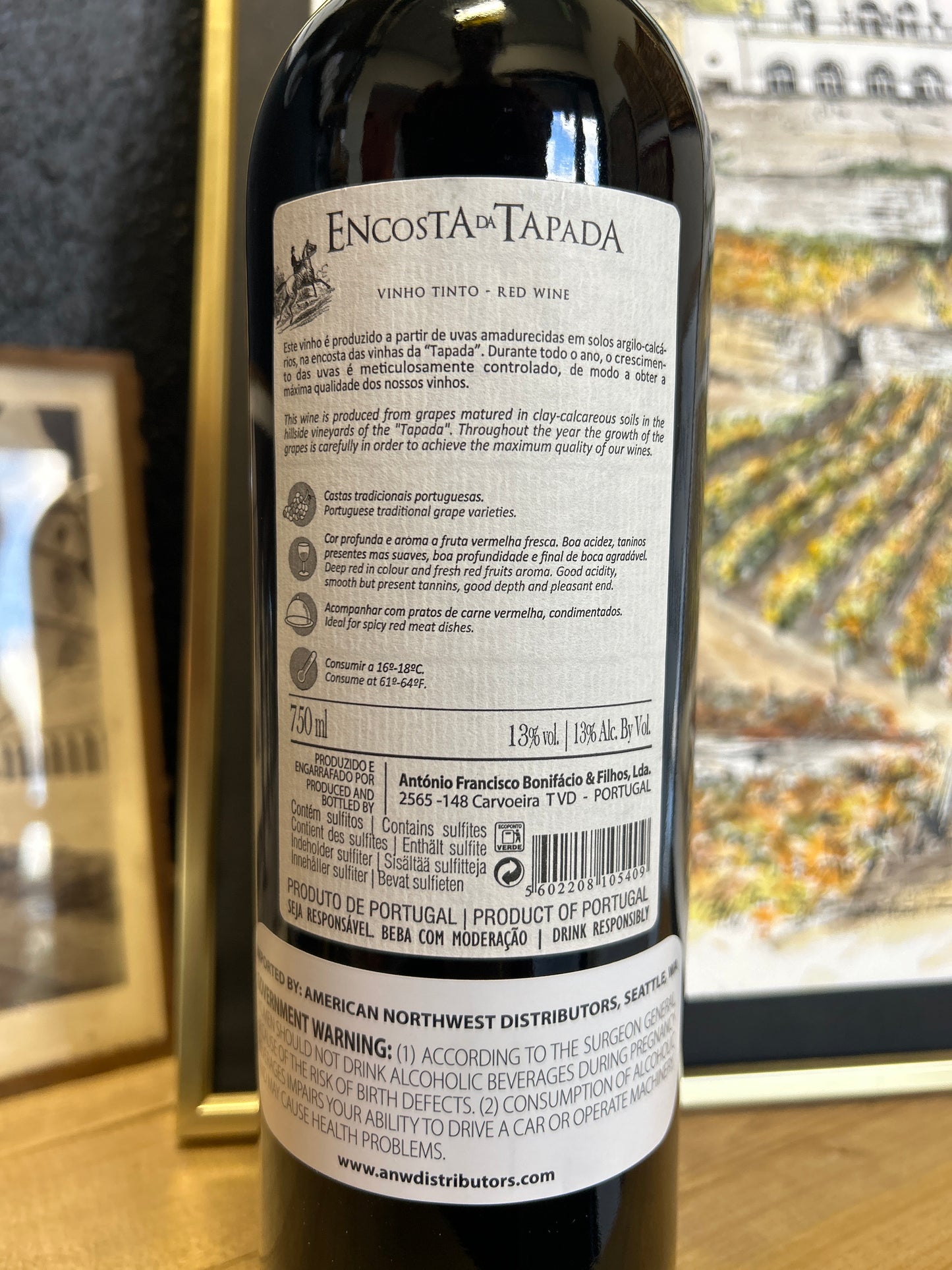 BONIFÁCIO NV Vinho Tinto ‘Encosta Da Tapada’ (Portugal)