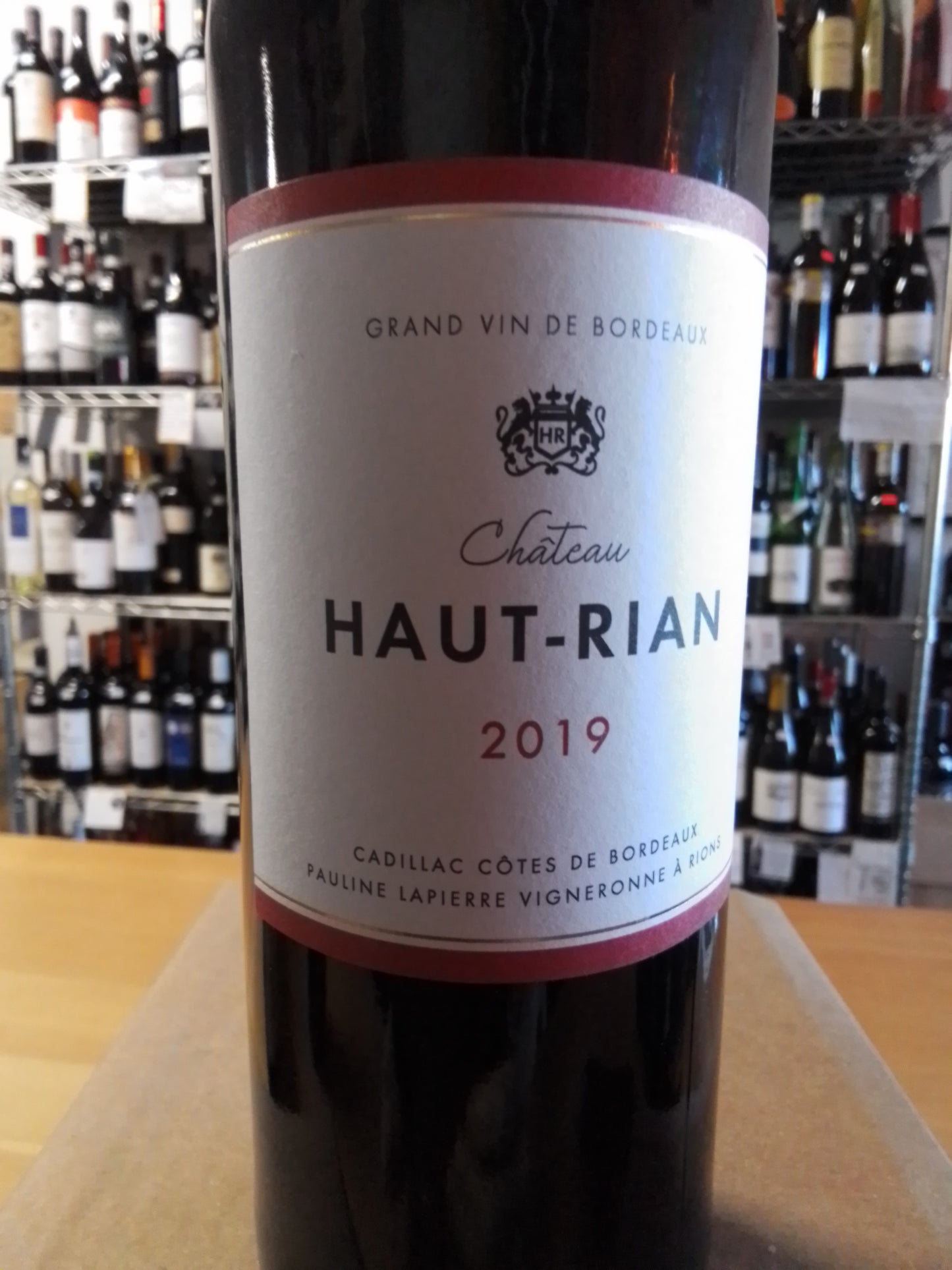 CHATEAU HAUT-RIAN 2019 Red Blend (Bordeaux, France)