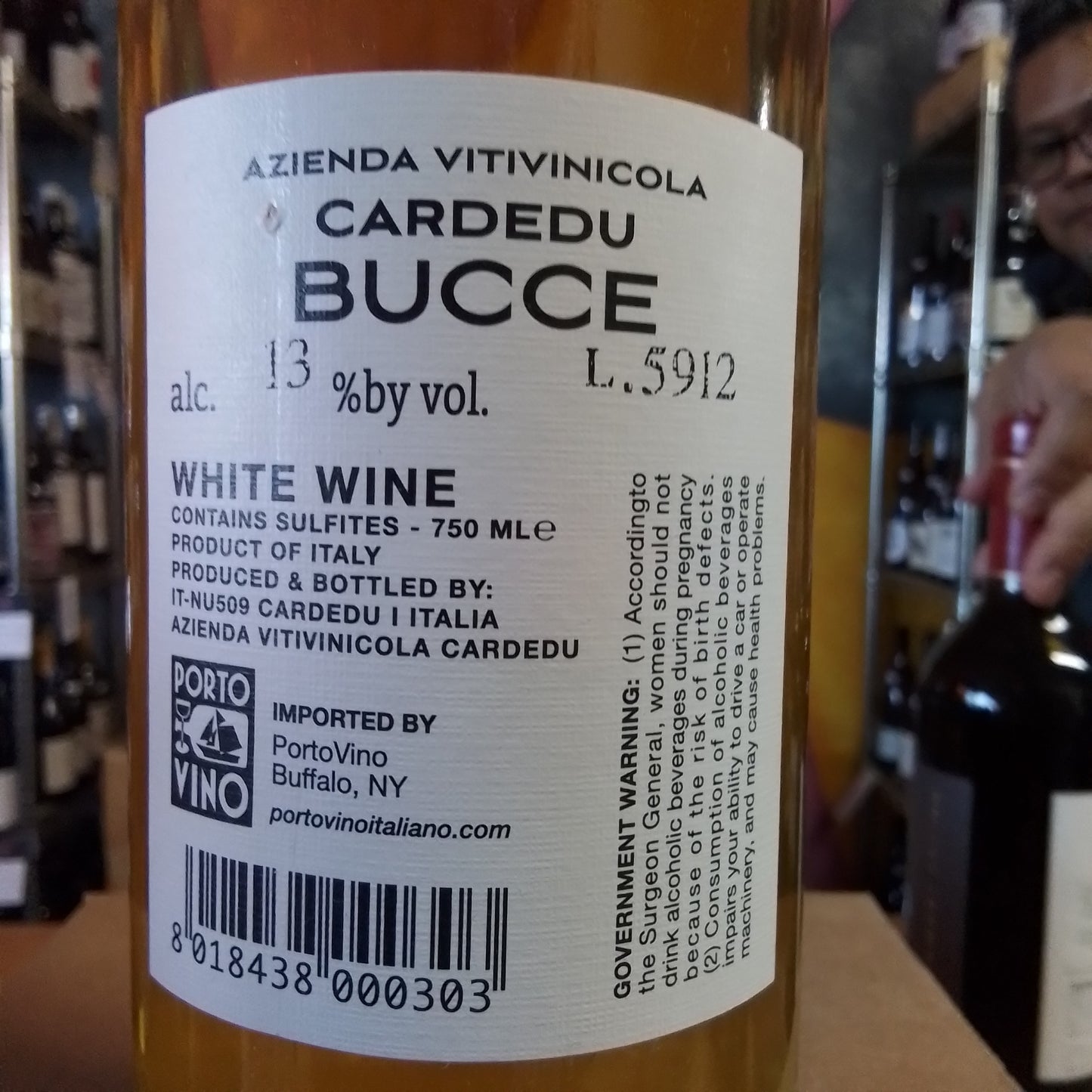 CARDEDU NV White Blend 'Bucce' (Sardegna, Italy)