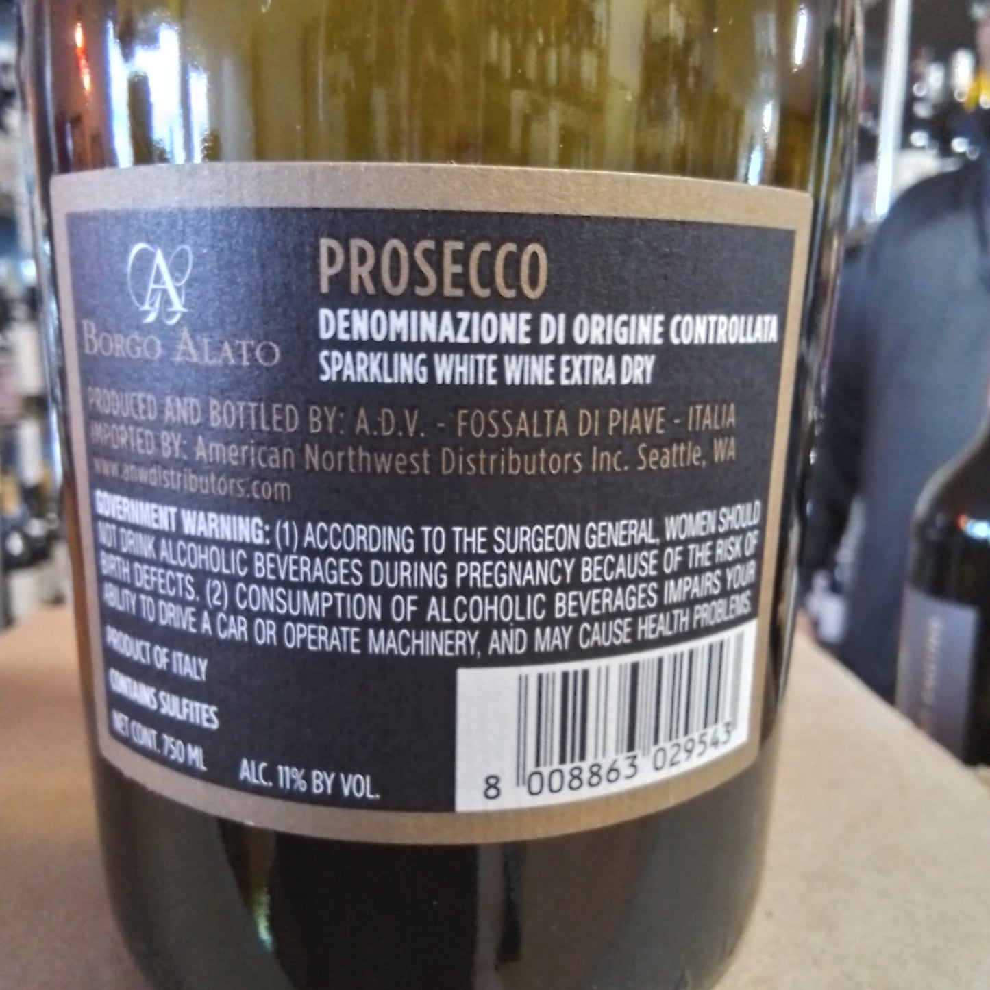 BORGO ALATO NV Prosecco 'Ekstra Dry' (Prosecco, Italy)