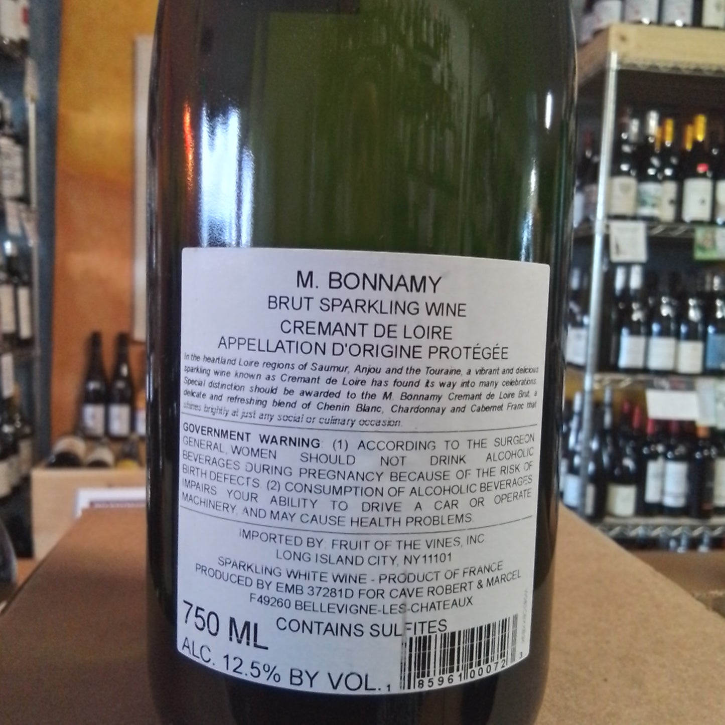 M. BONNAMY NV Brut Sparkling Wine (Loire, France)