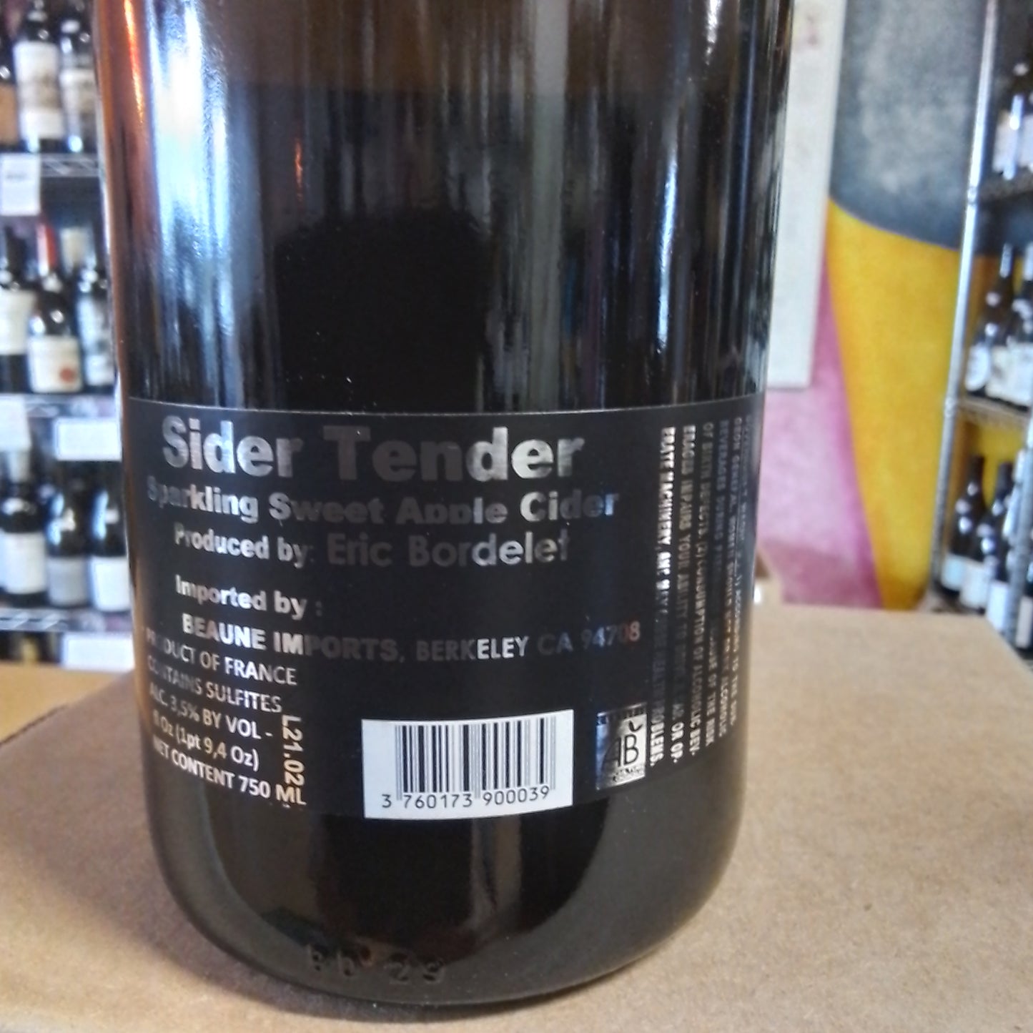 DOMAINE E. BORDELET Hard Apple Cider 'Tendre' (Normandy, France)