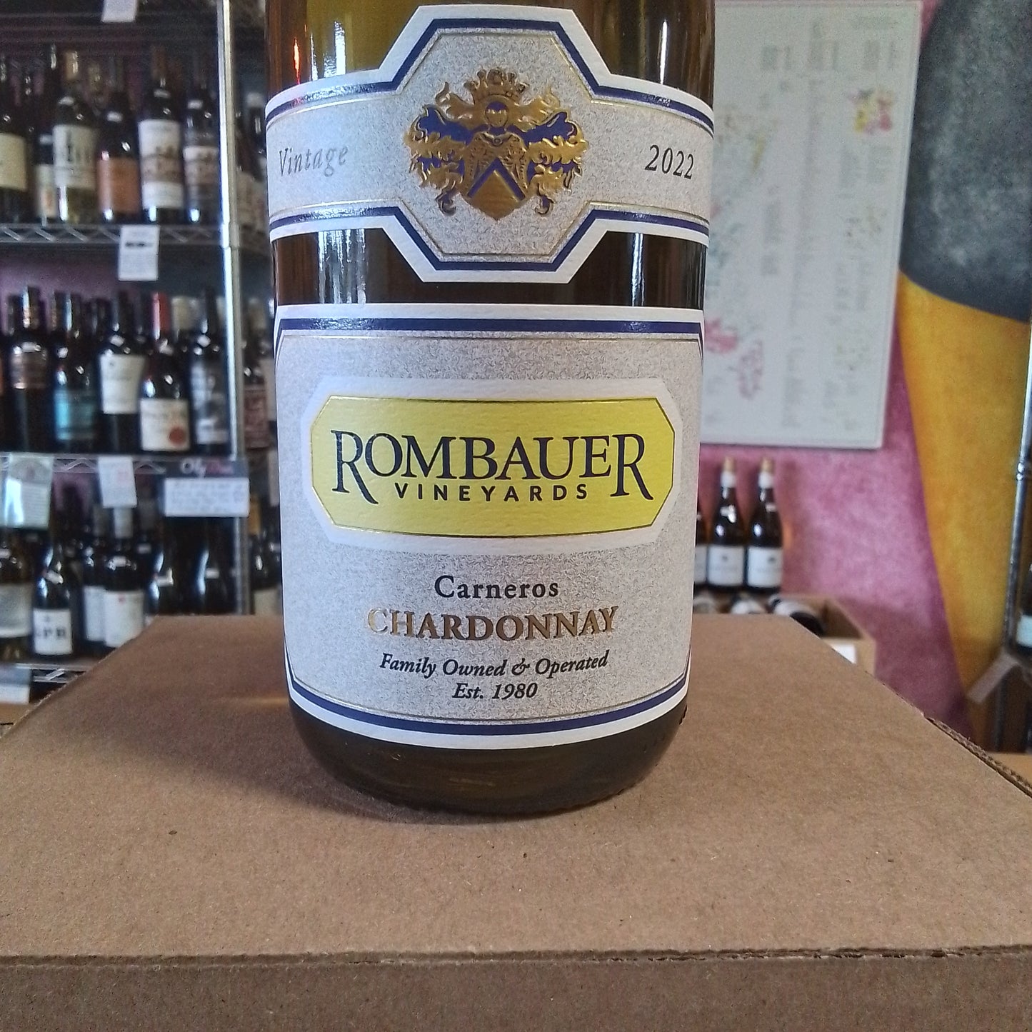 ROMBAUER VINEYARDS 2022 Chardonnay (Napa Valley, California)