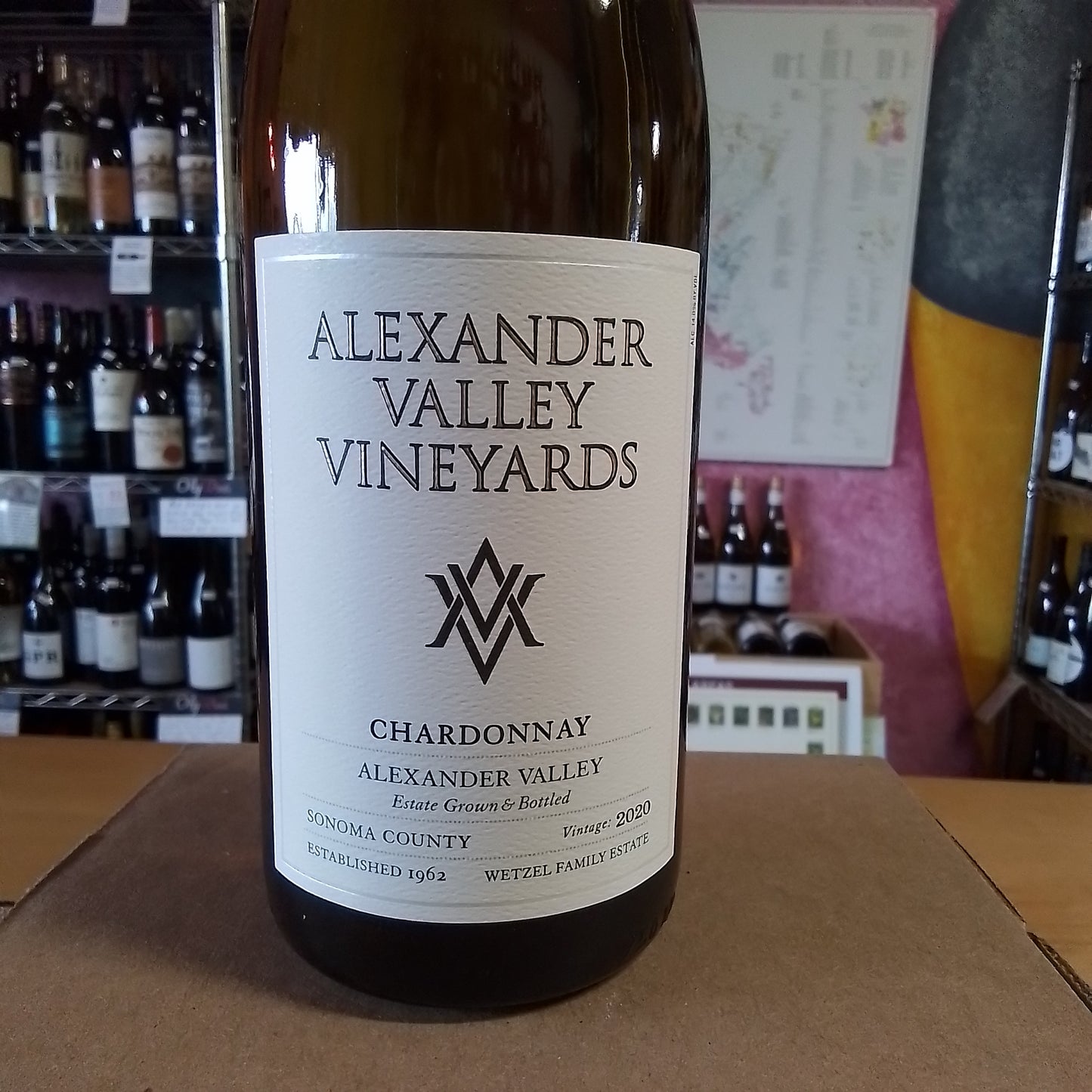 ALEXANDER VALLEY VINEYARDS 2020 Chardonnay (Sonoma County, California)