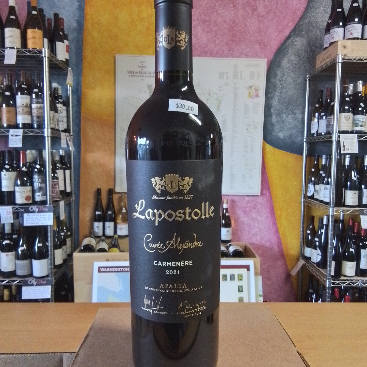 LAPOSTOLLE 2023 Carmenere 'Cuvee Alexandre' (Chile)