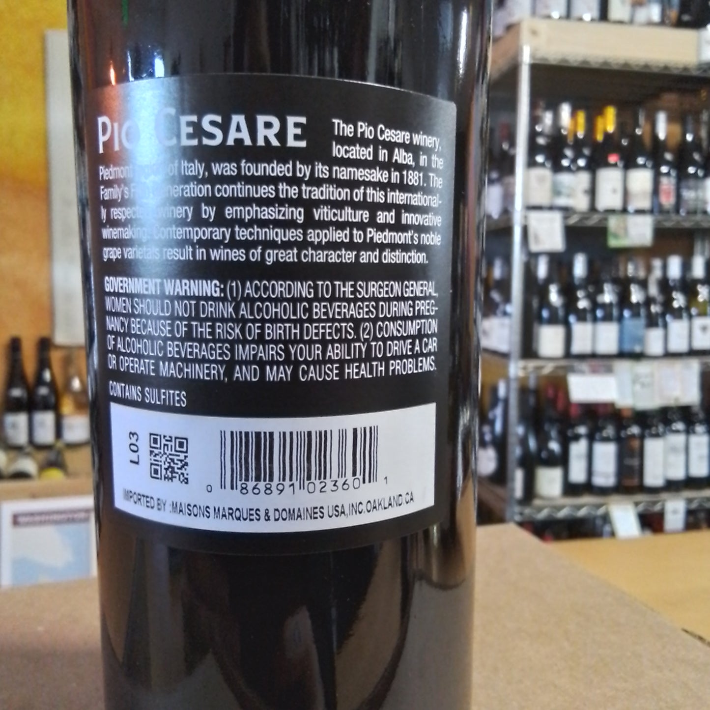 PIO CESARE 2021 Barbera d'Alba (Piedmont, Italy)