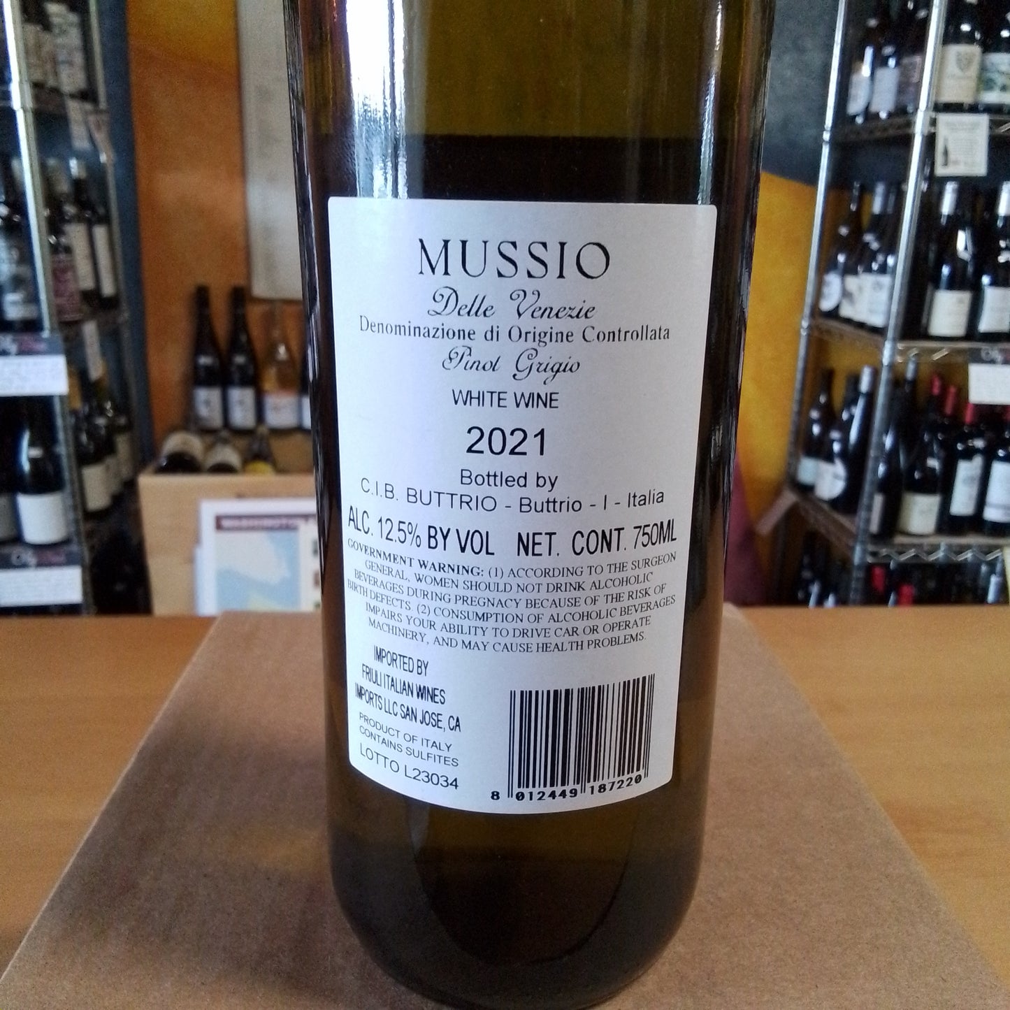MUSSIO 2022 Pinot Grigio (Delle Venezie, Italy)