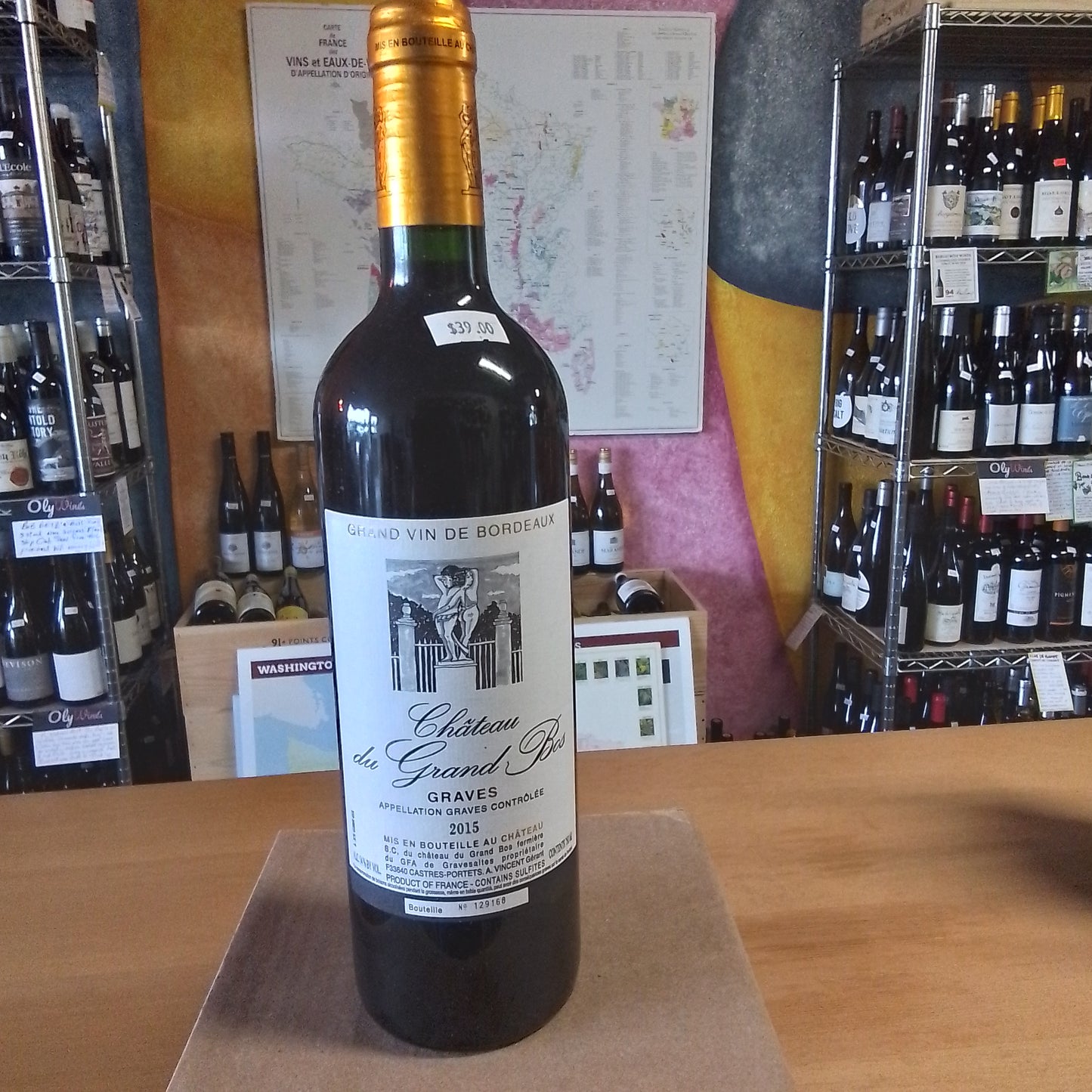 CHATEAU DU GRAND BOS 2016 Bordeaux Red Blend (Graves, France)