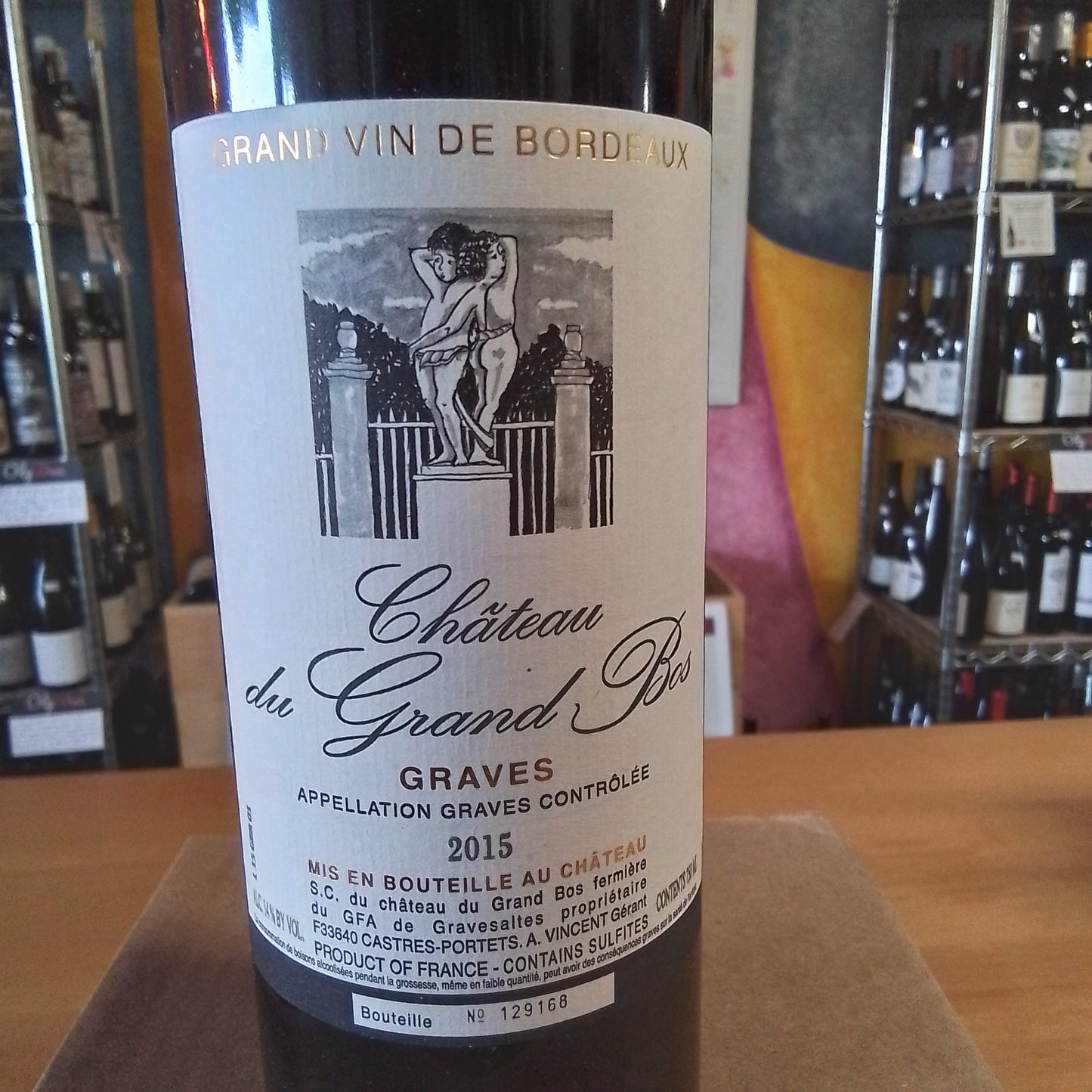 CHATEAU DU GRAND BOS 2016 Bordeaux Red Blend (Graves, France)