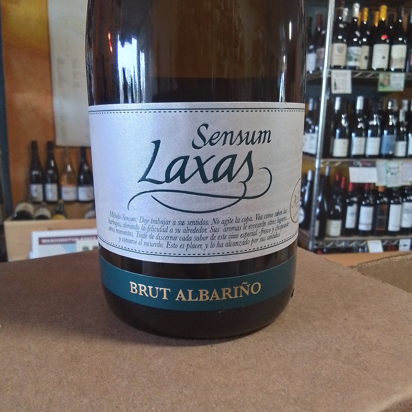 BODEGAS AS LAXAS NV Brut Albarino Sparkling Wine 'Sensum' (Rias Baixas, Spain)