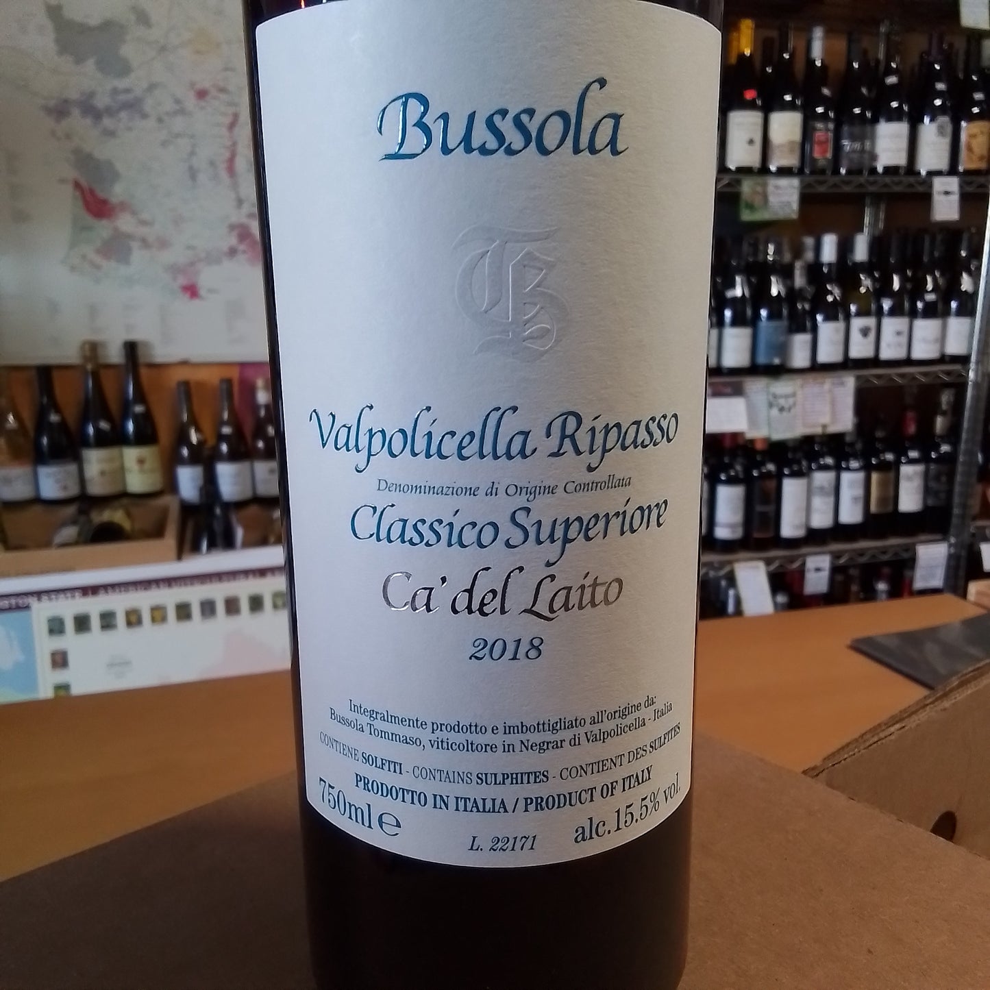 T. BUSSOLA 2019 'Ca'del Laito' Valpolicella Ripasso Classico Superiore (Veneto, Italy)