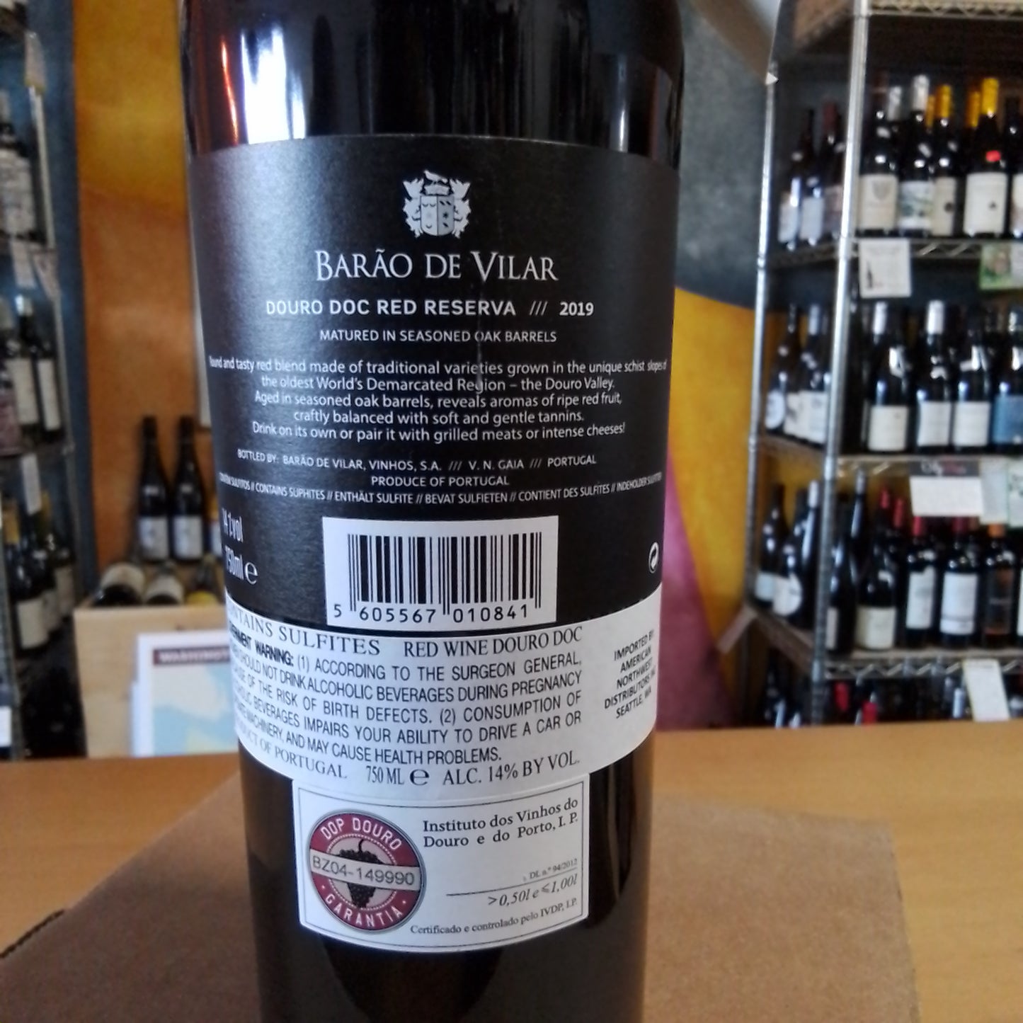 BARAO DE VILAR 2019 Red Wine 'Douro Red Reserva' (Douro, Portugal)