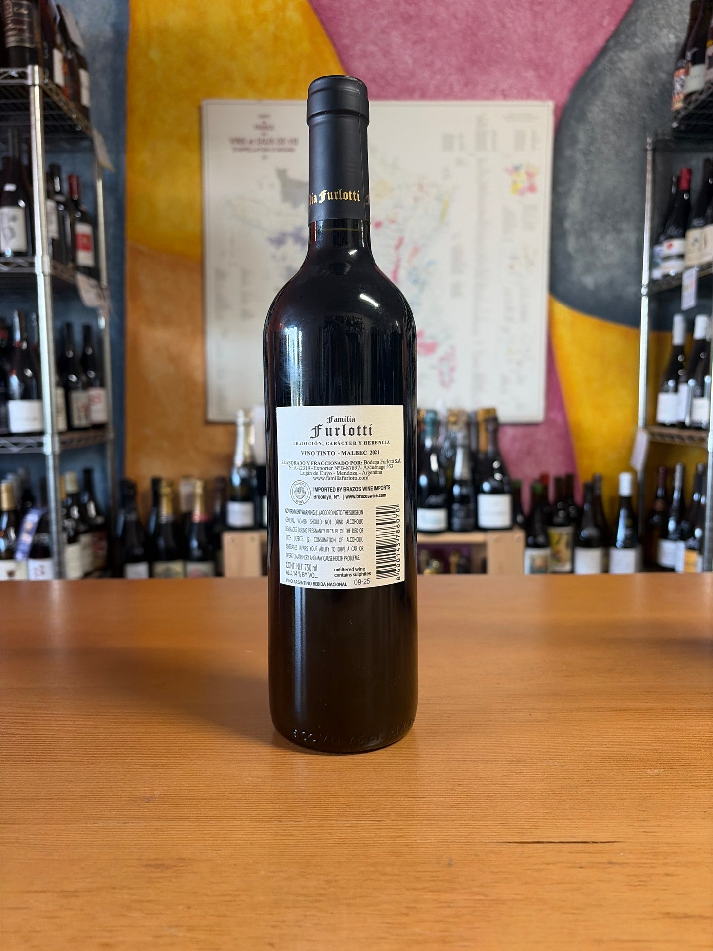FAMILIA FURLOTTI 2021 Malbec (Mendoza, Argentina)