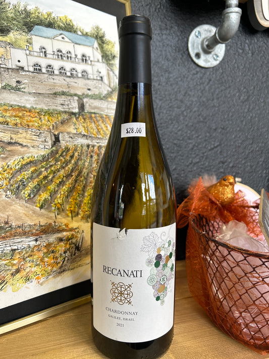 RECANATI 2021 Chardonnay KOSHER (Galilee, Israel)